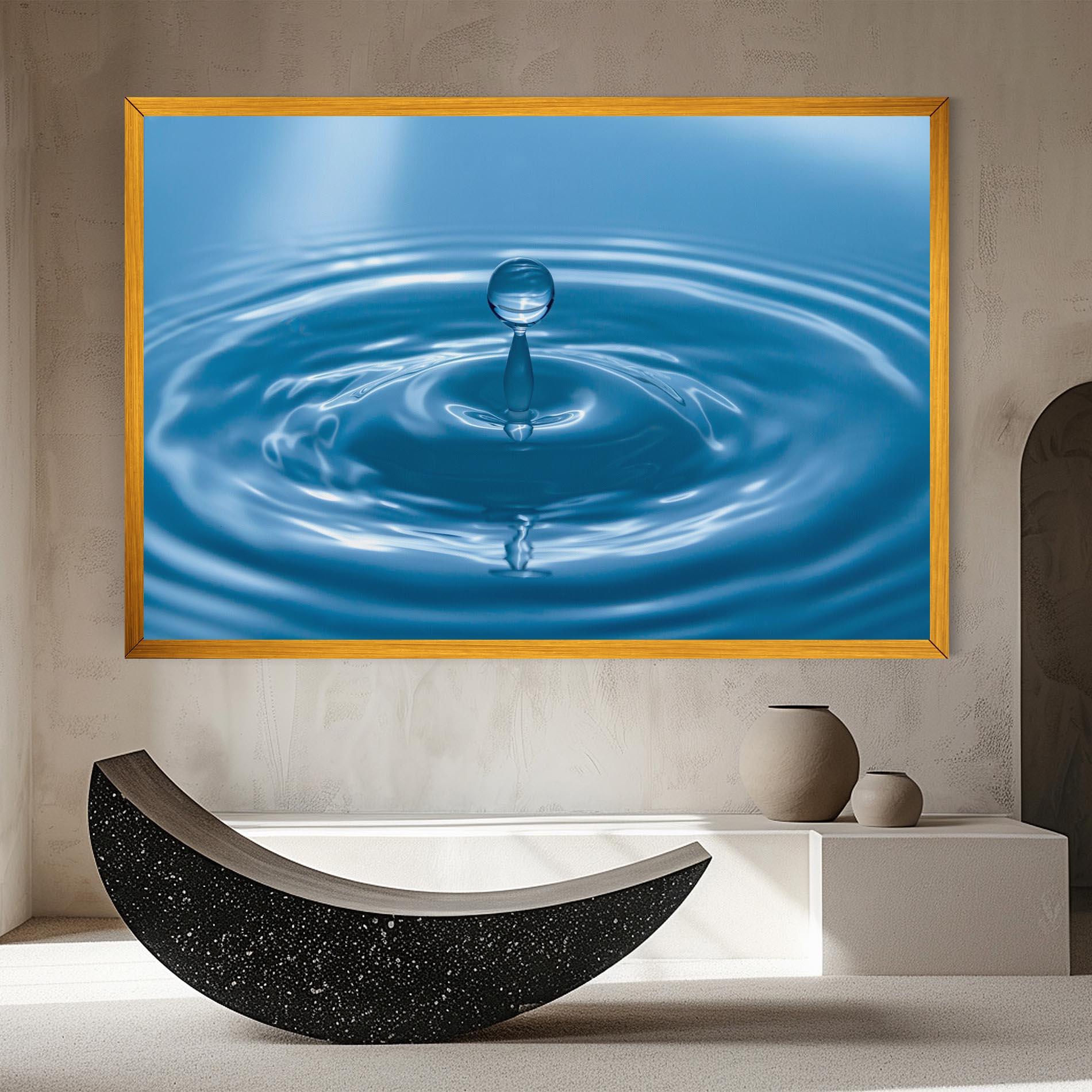 Картина на платно Drop Close Up mockup 8