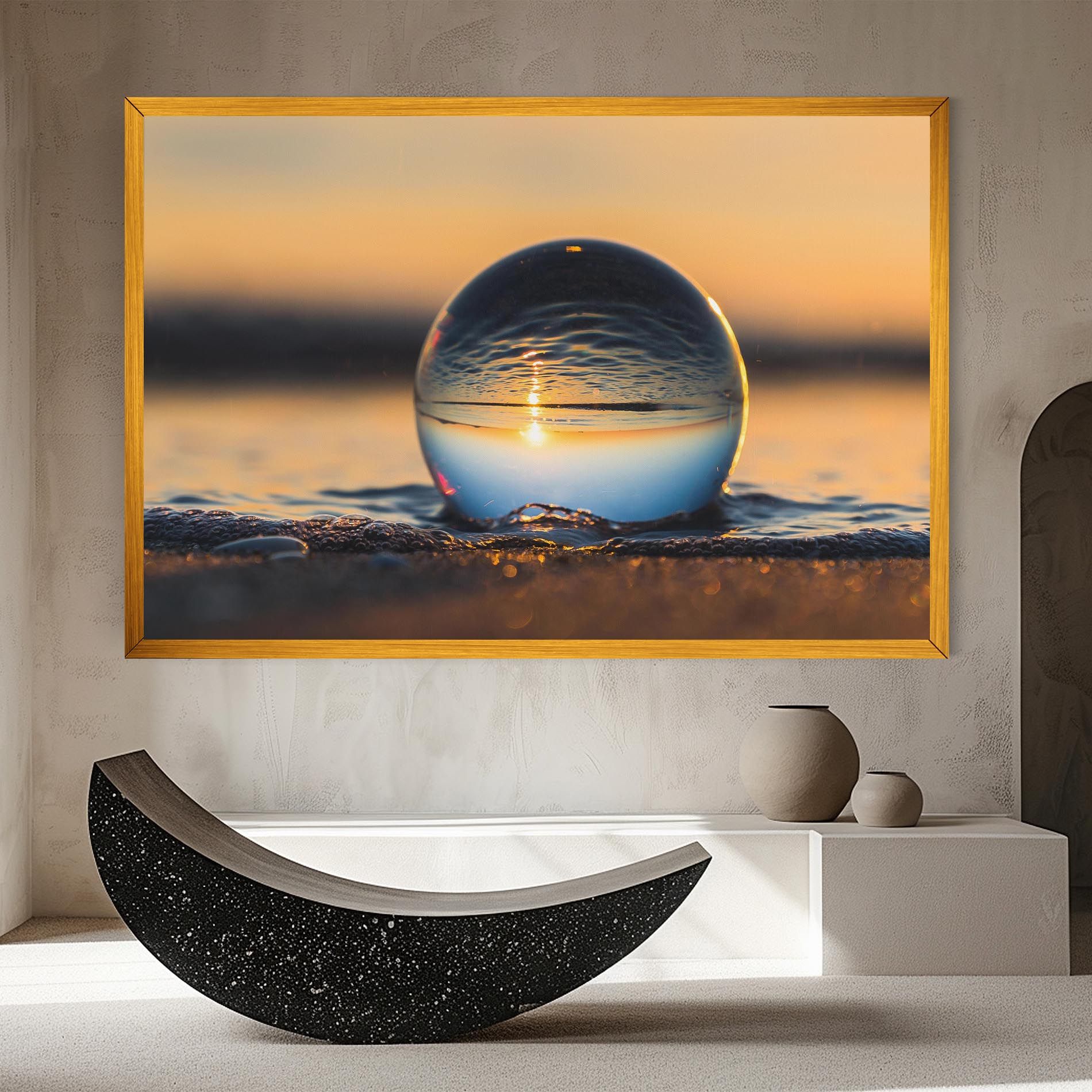 Water Bubble Reflecting mockup 8