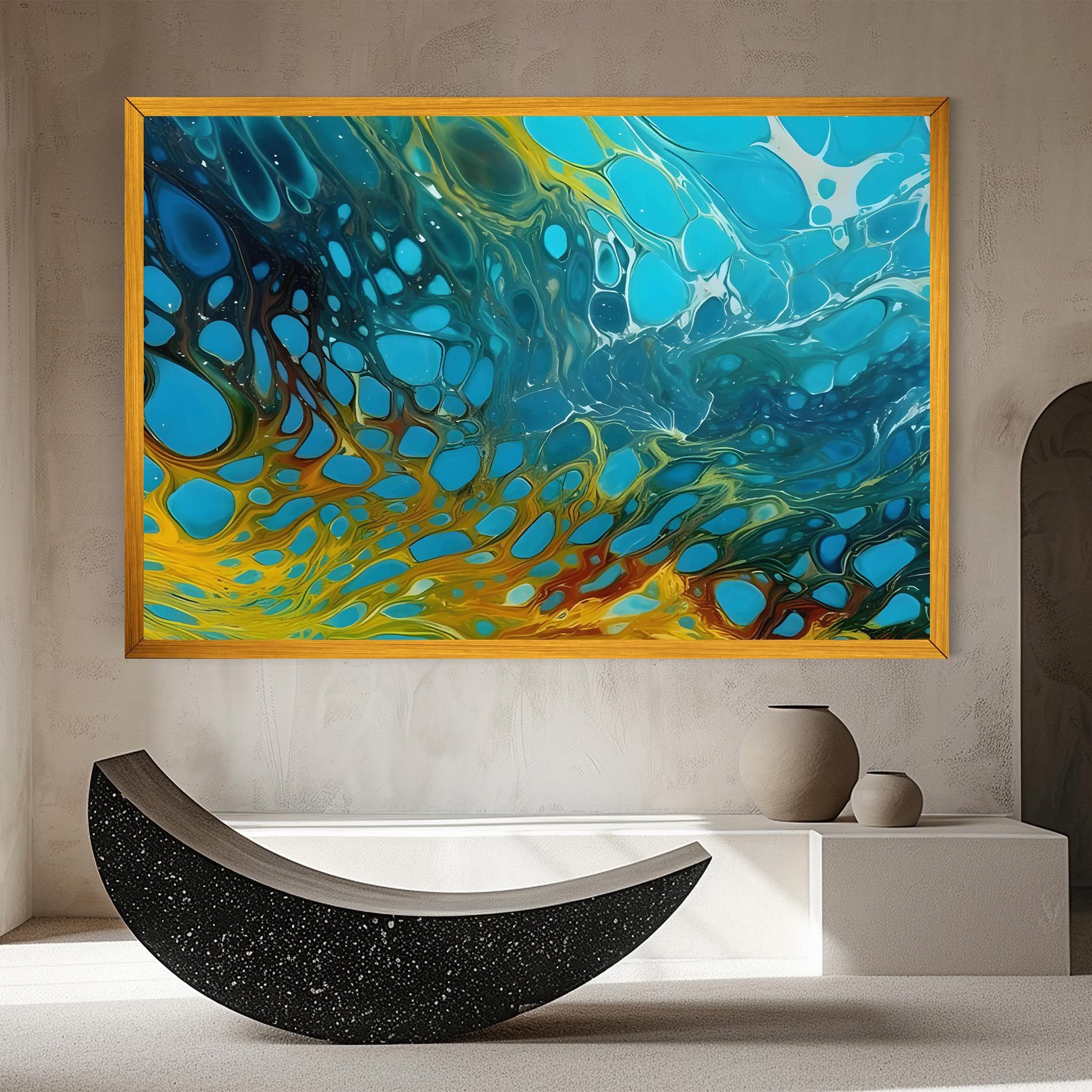 Yellow Green Ocean mockup 8