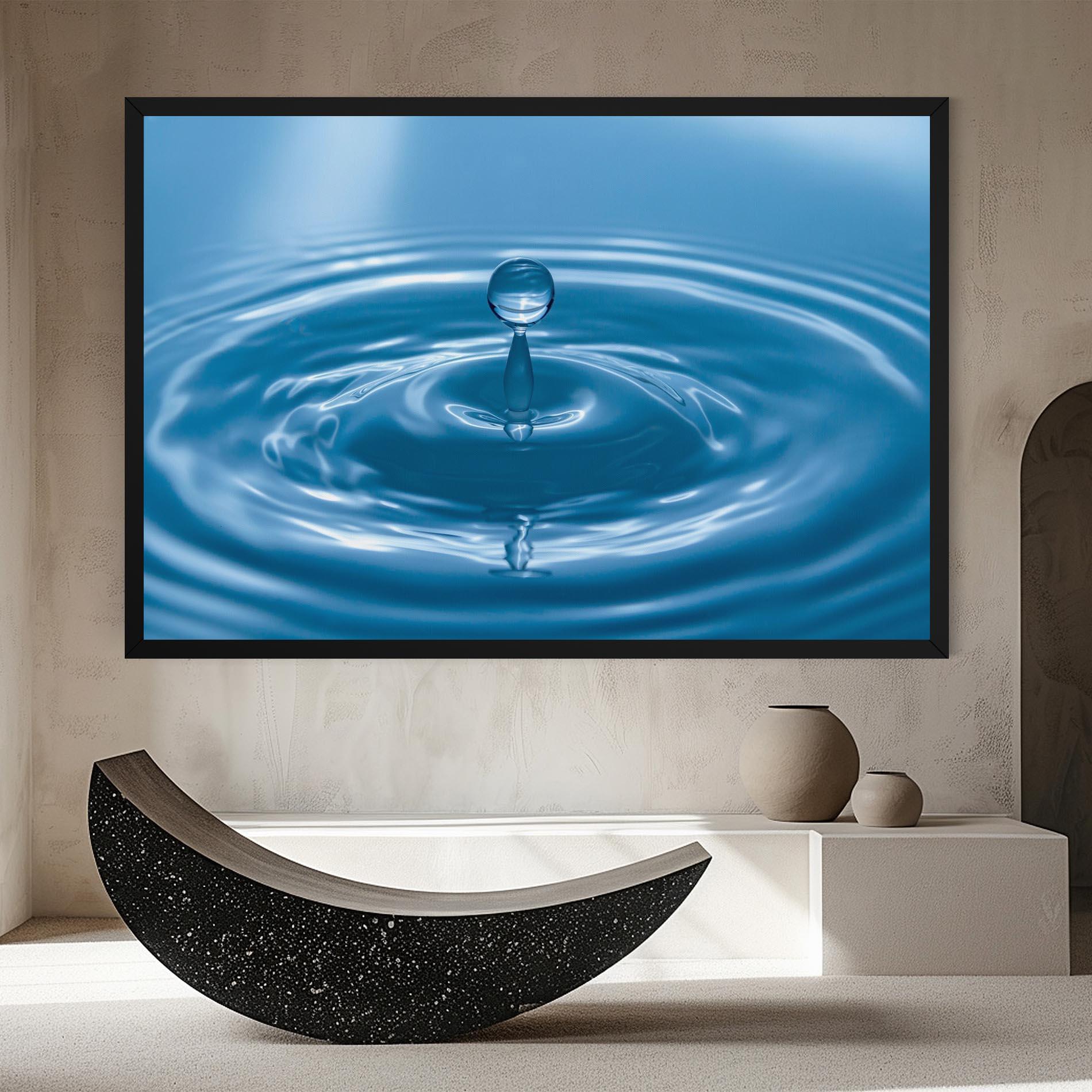 Картина на платно Drop Close Up mockup 8