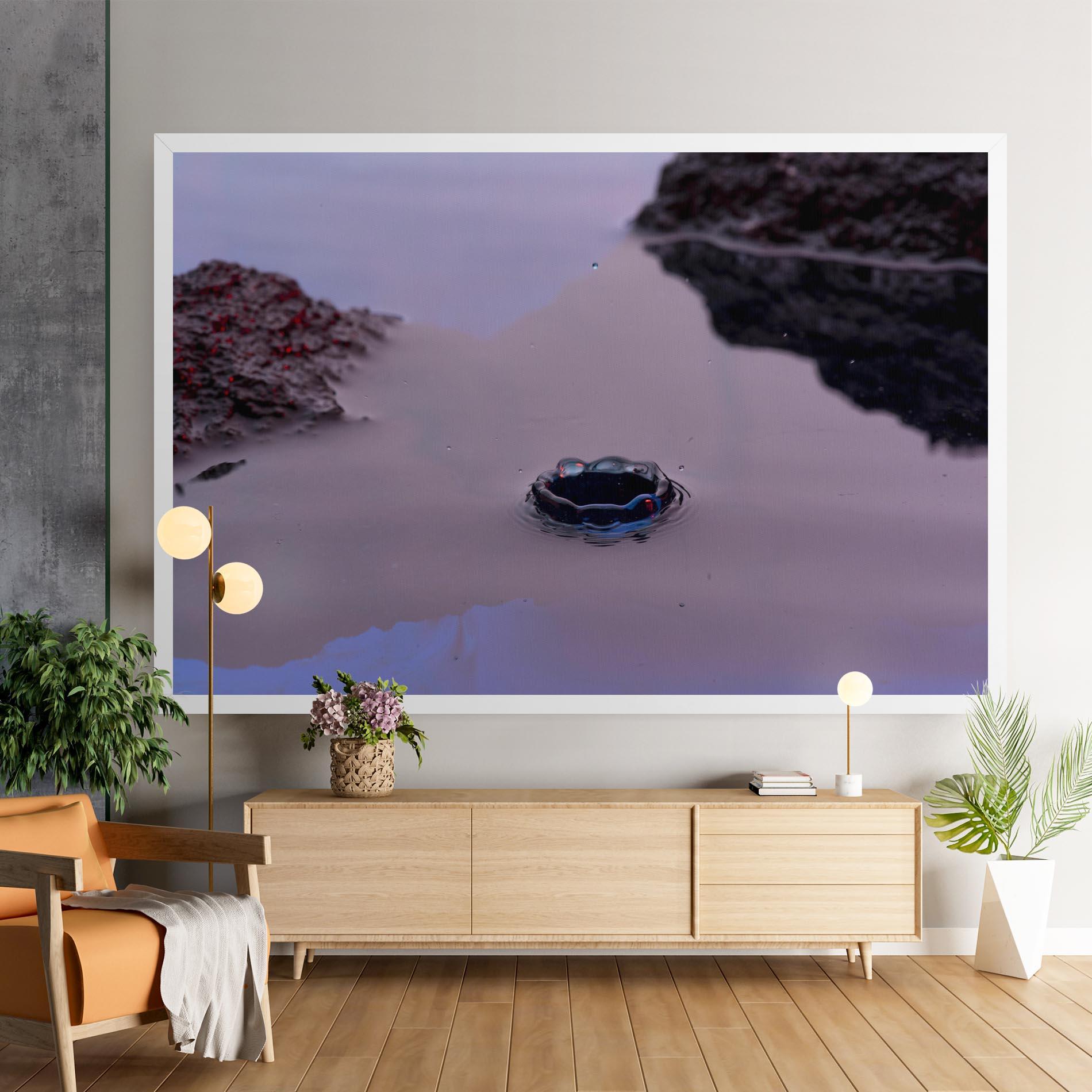 Картина на платно Blue Color Water mockup 9