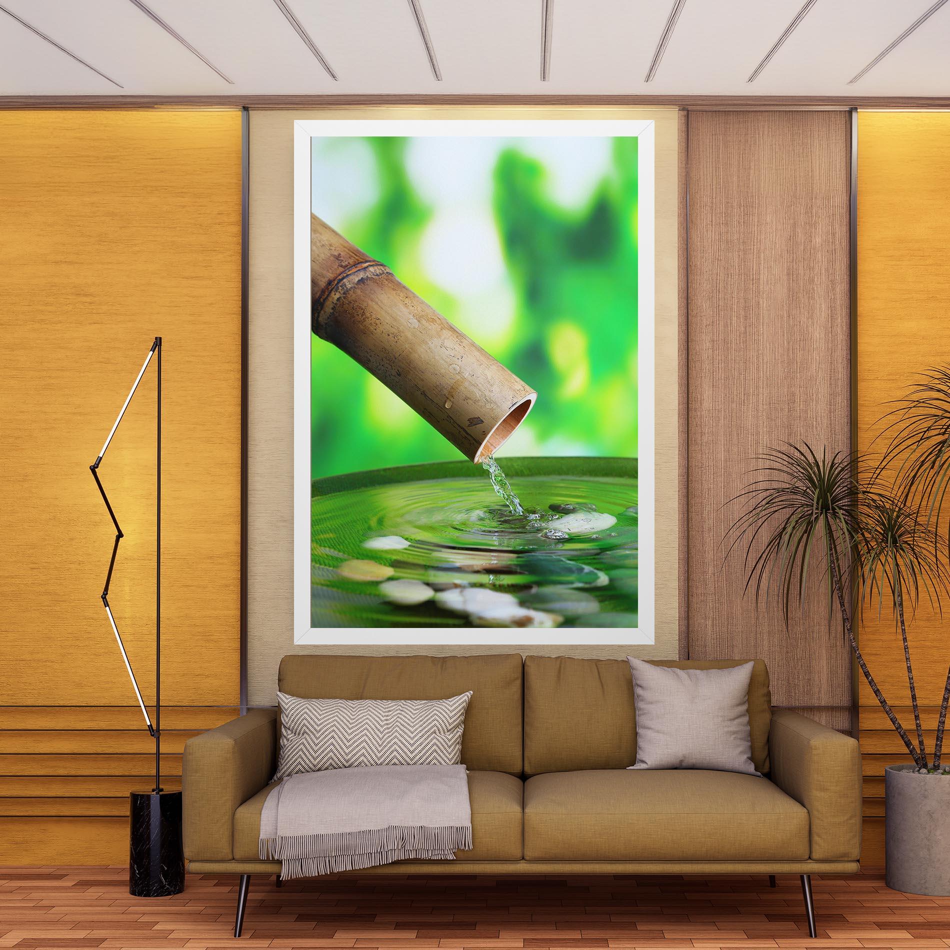 Картина на платно Bamboo Fountain mockup 9