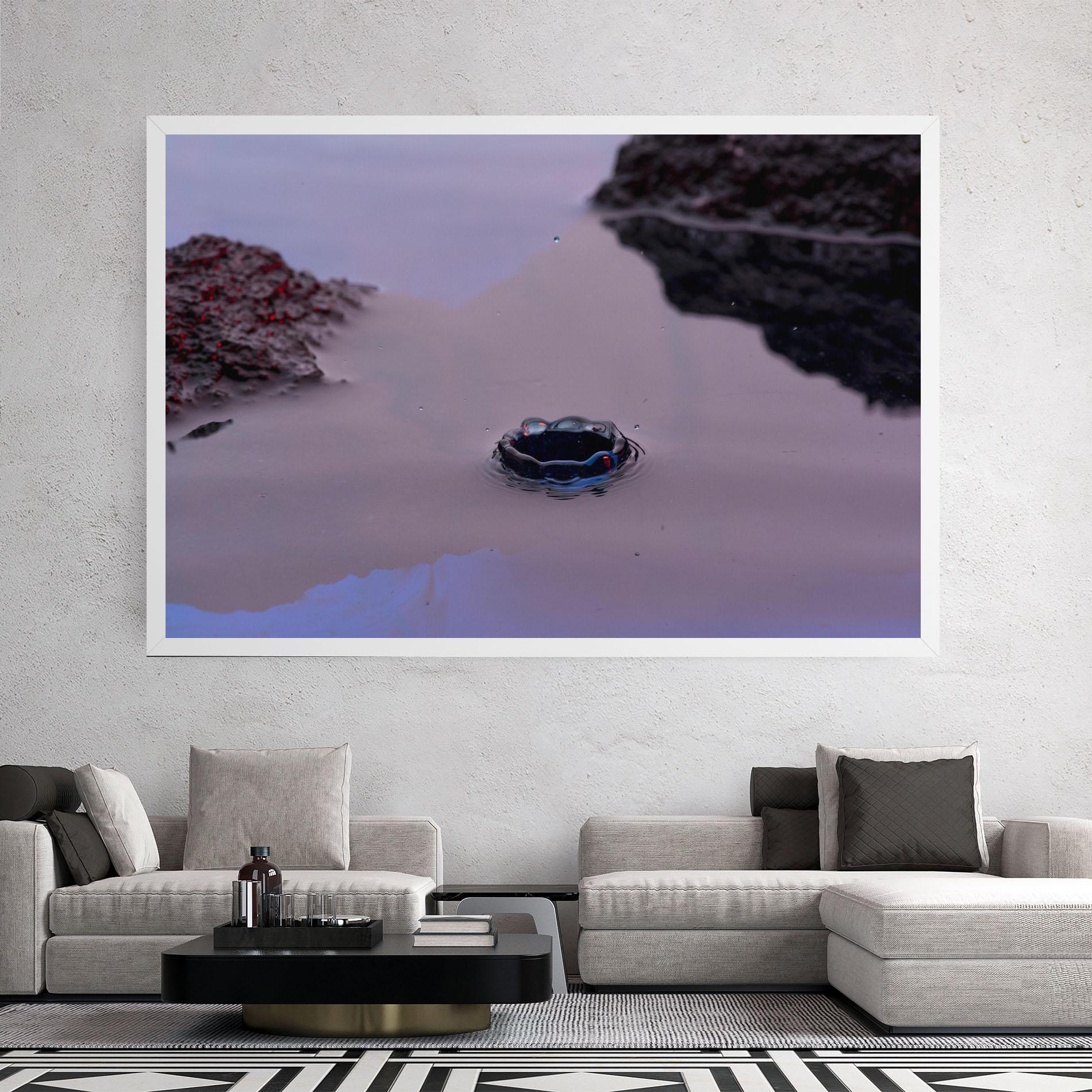 Картина на платно Blue Color Water mockup 2