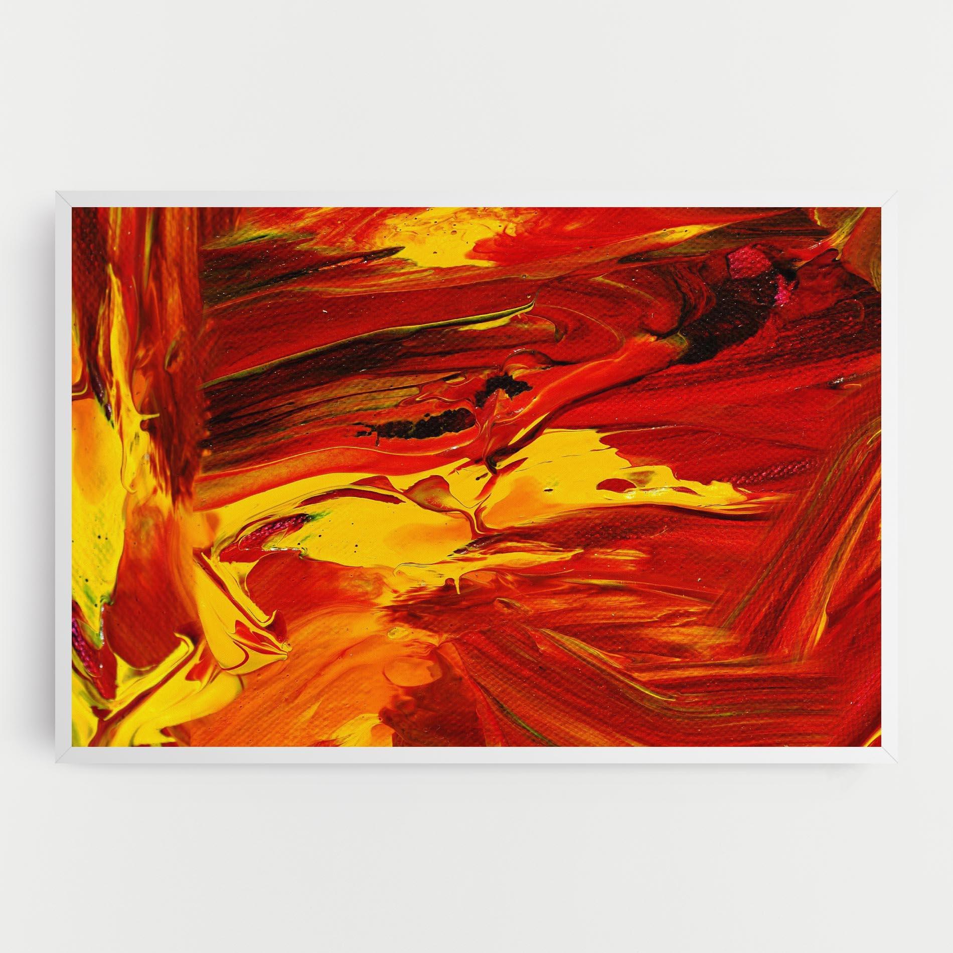 Картина на платно Fire Painting mockup 0