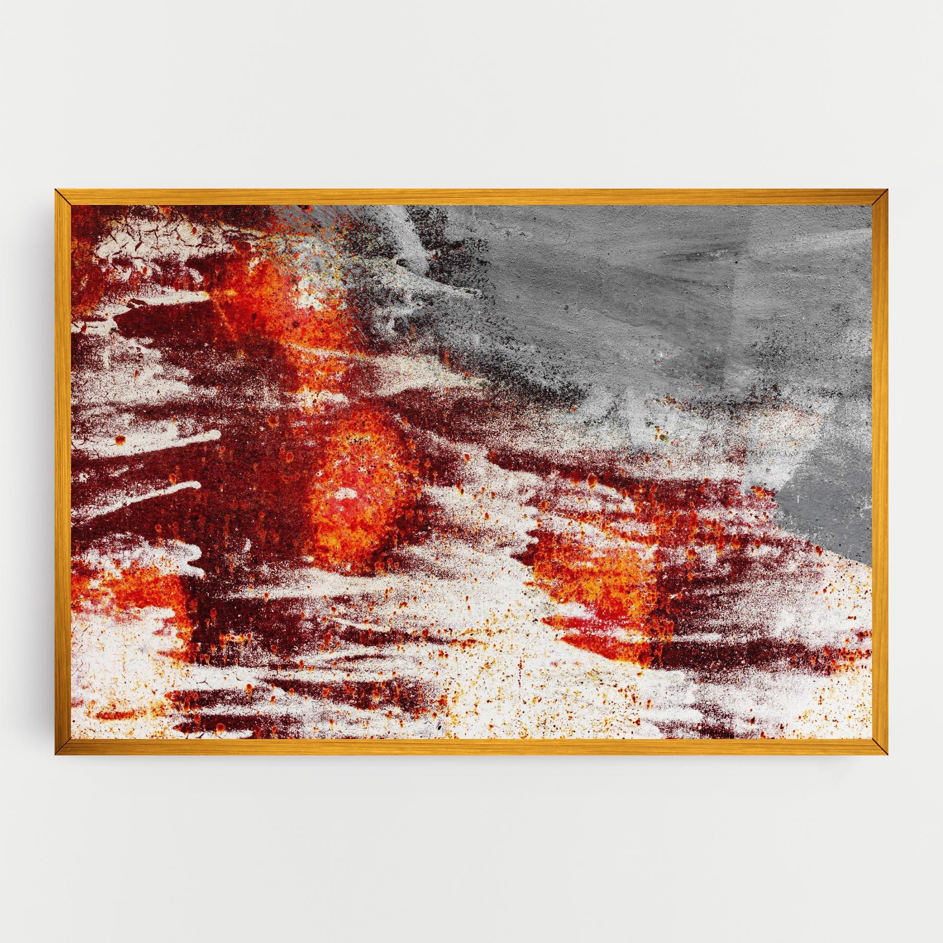 Картина на платно Burning Sign mockup 0