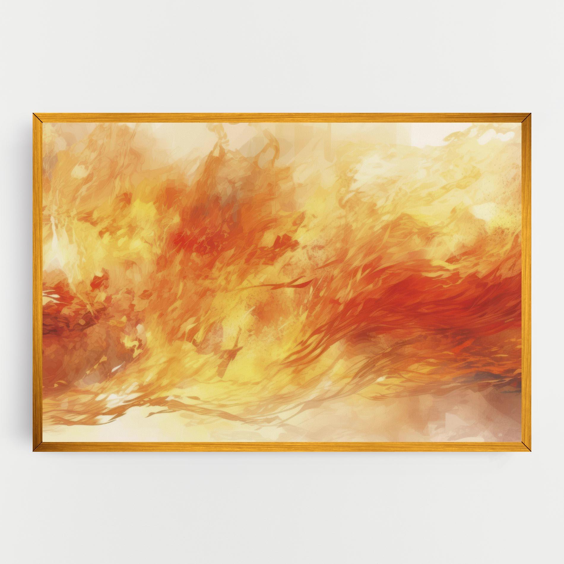 Картина на платно Burning Sparkle mockup 0