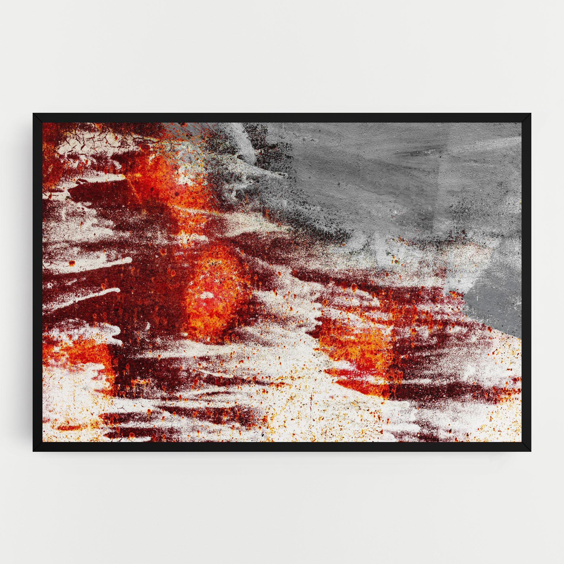 Картина на платно Burning Sign mockup 0