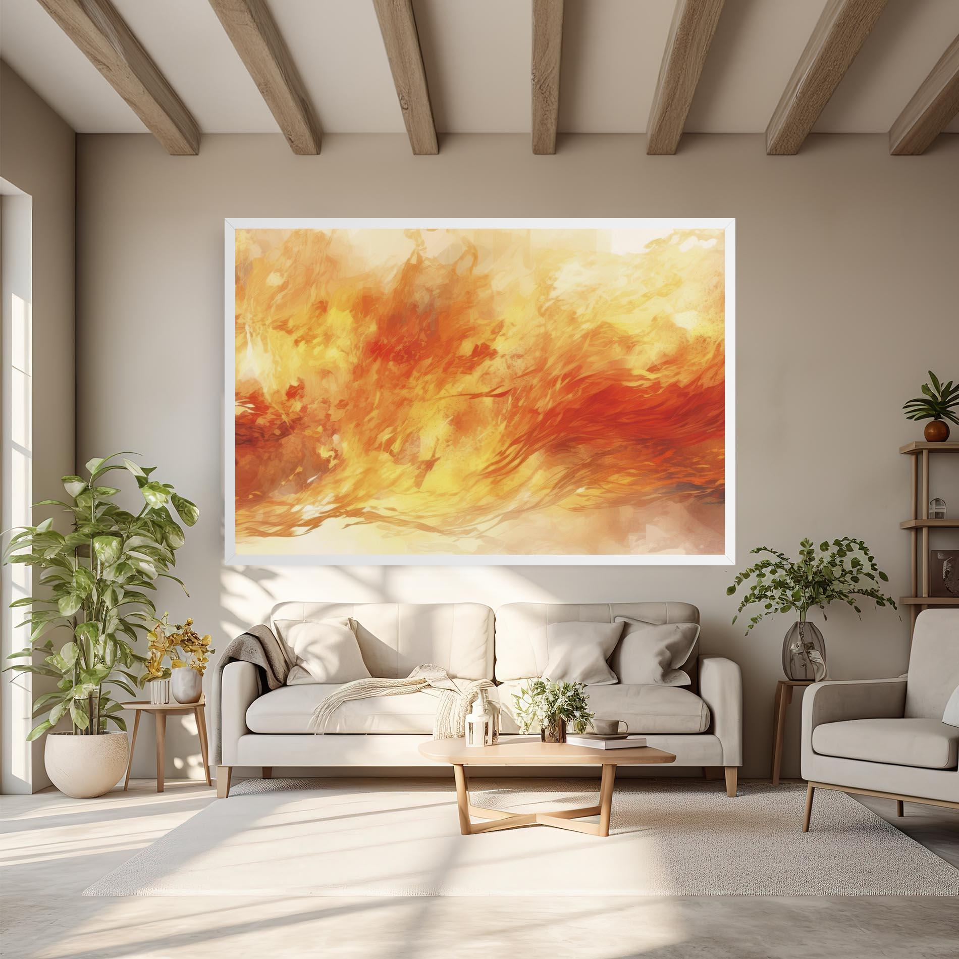 Картина на платно Burning Sparkle mockup 6