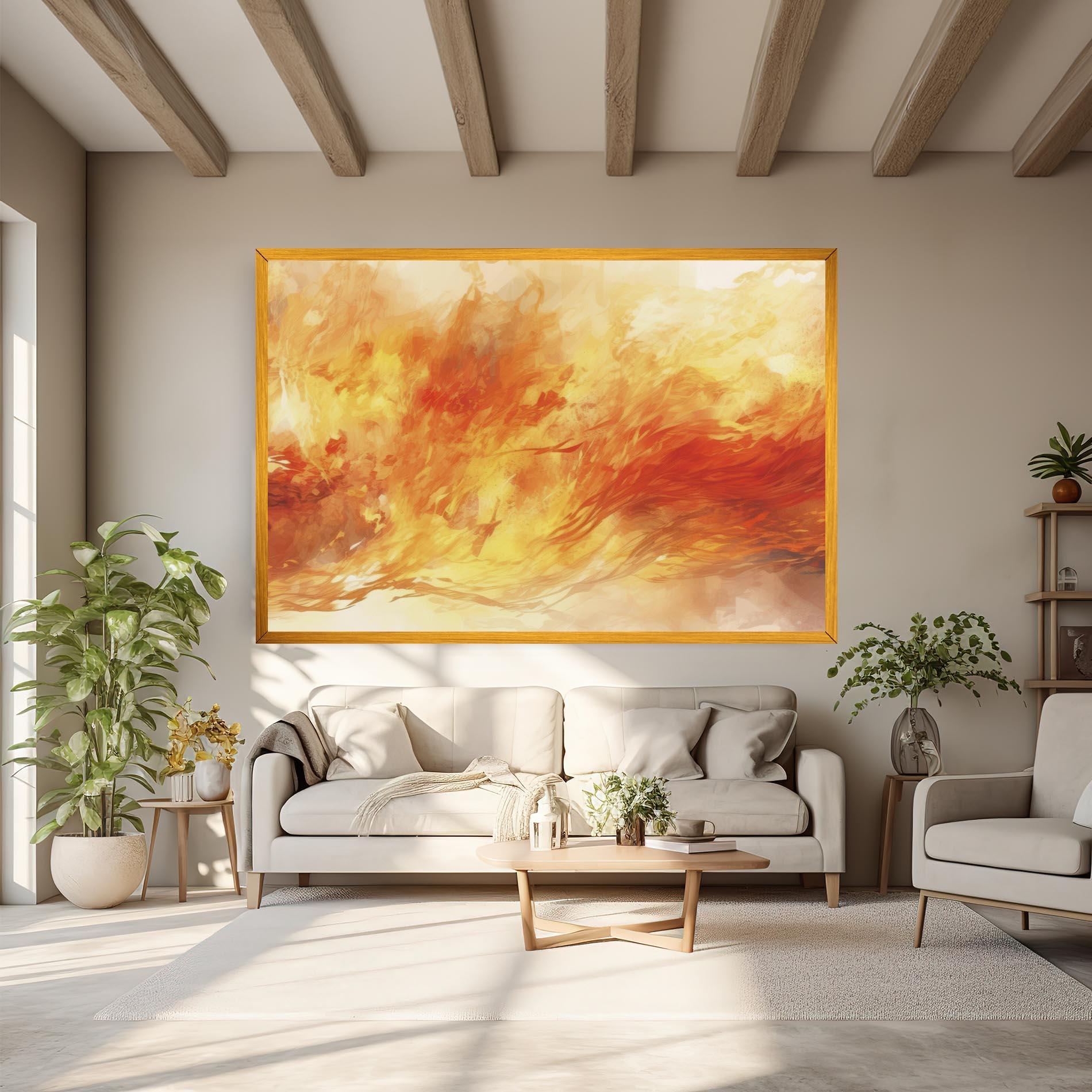 Картина на платно Burning Sparkle mockup 6