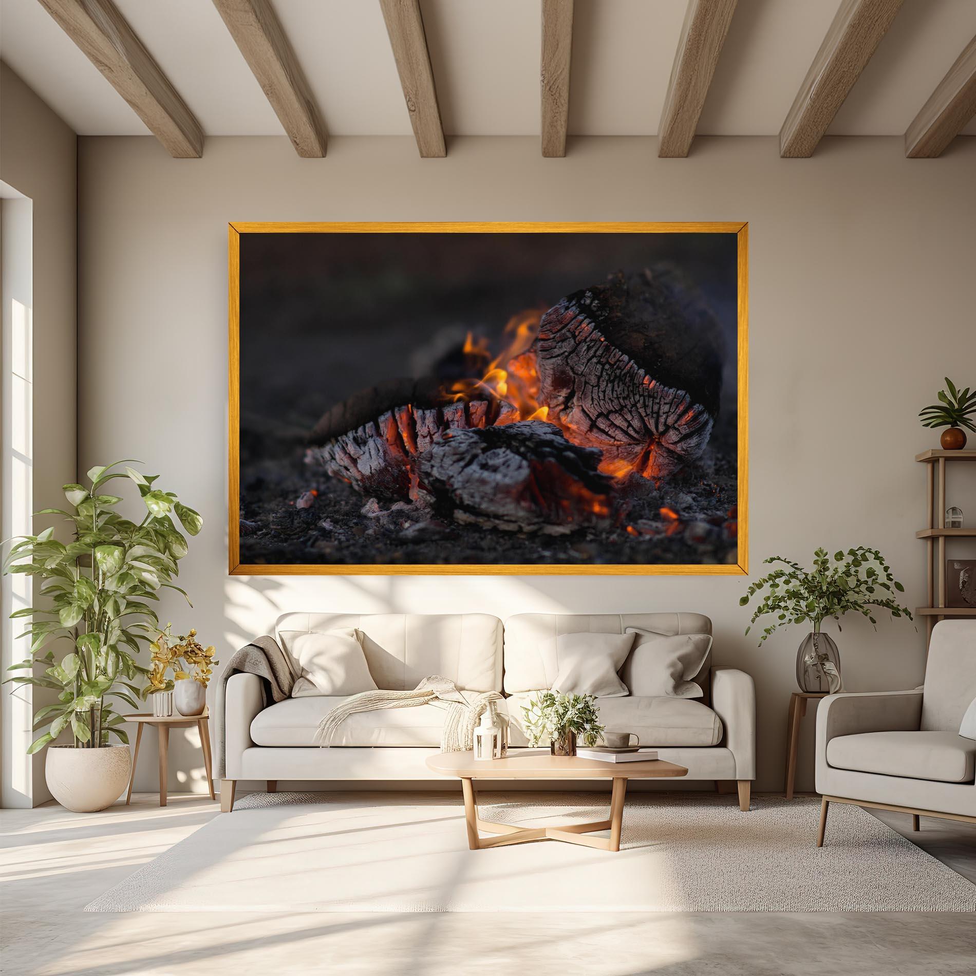 Картина на платно Fire Start mockup 6