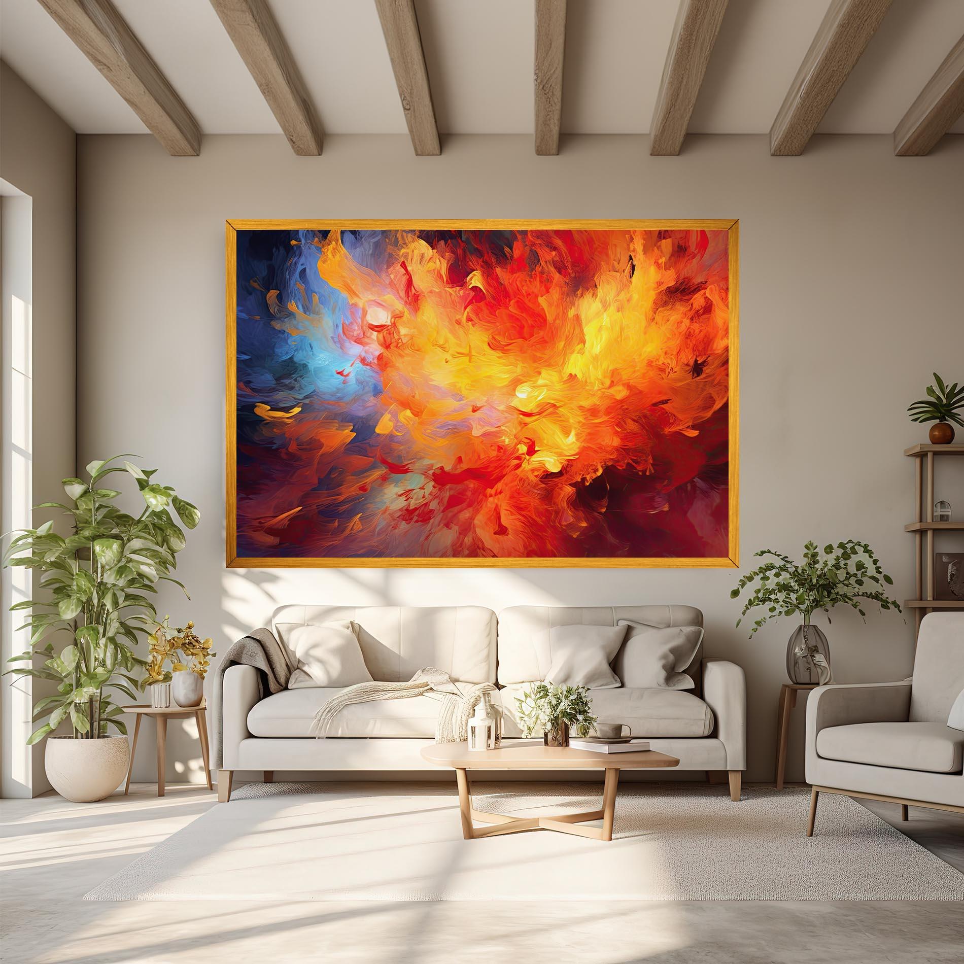 Картина на платно Ignite Radiance mockup 6