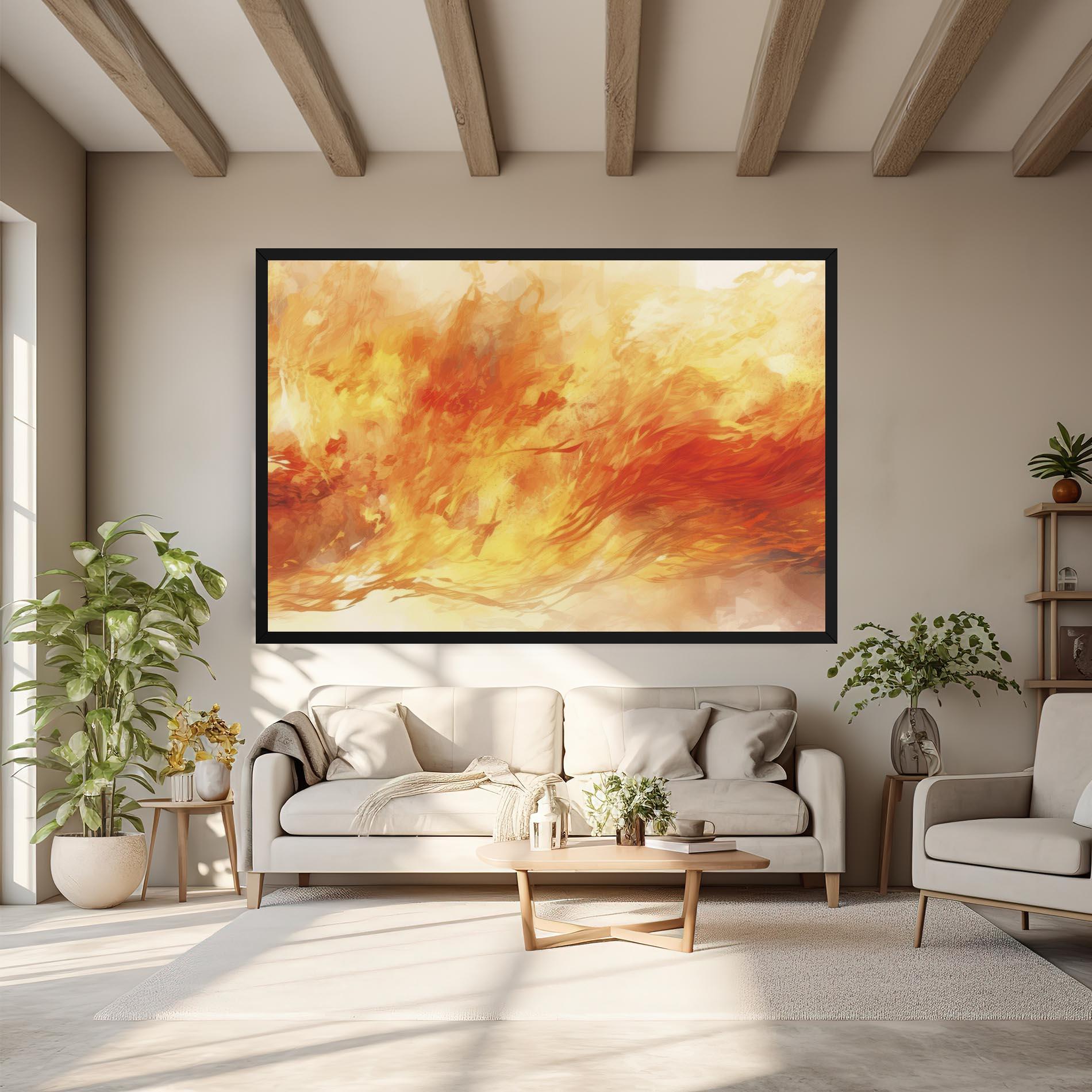 Картина на платно Burning Sparkle mockup 6