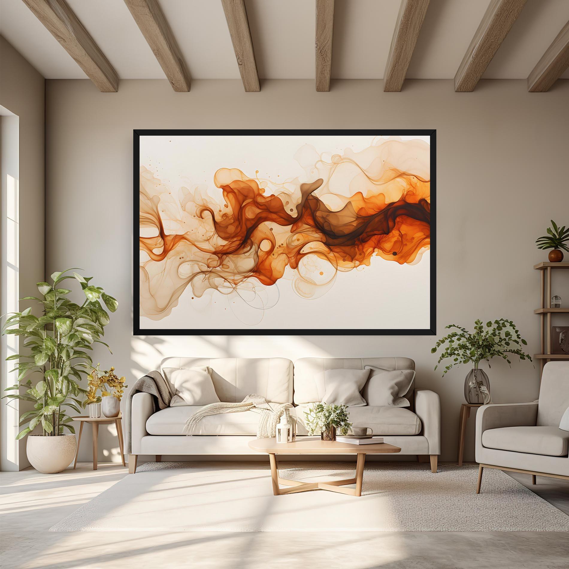 Картина на платно Fire Aroma mockup 6