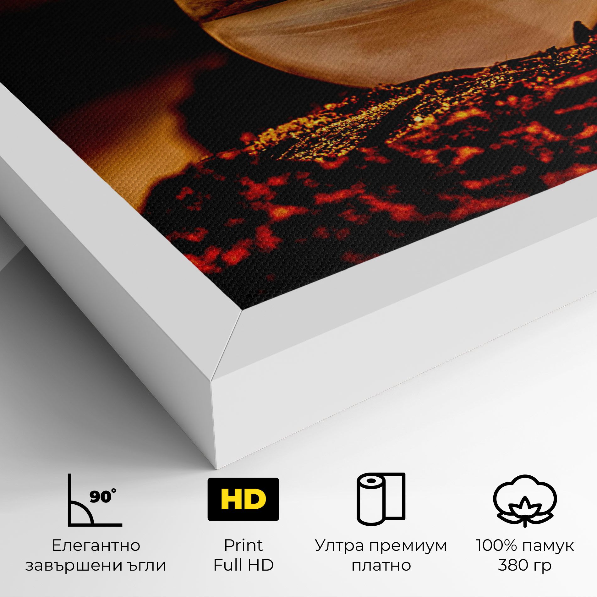 Fire Glass Ball mockup 4