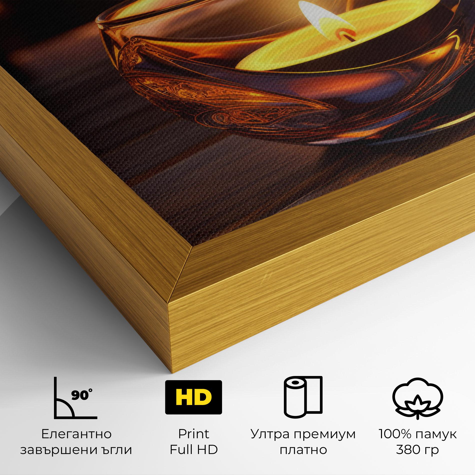 Картина на платно Fire Bowl mockup 4
