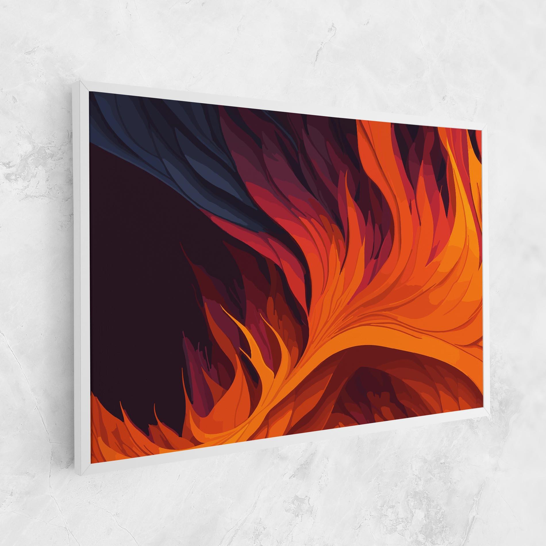 Картина на платно Artistic Fire mockup 1
