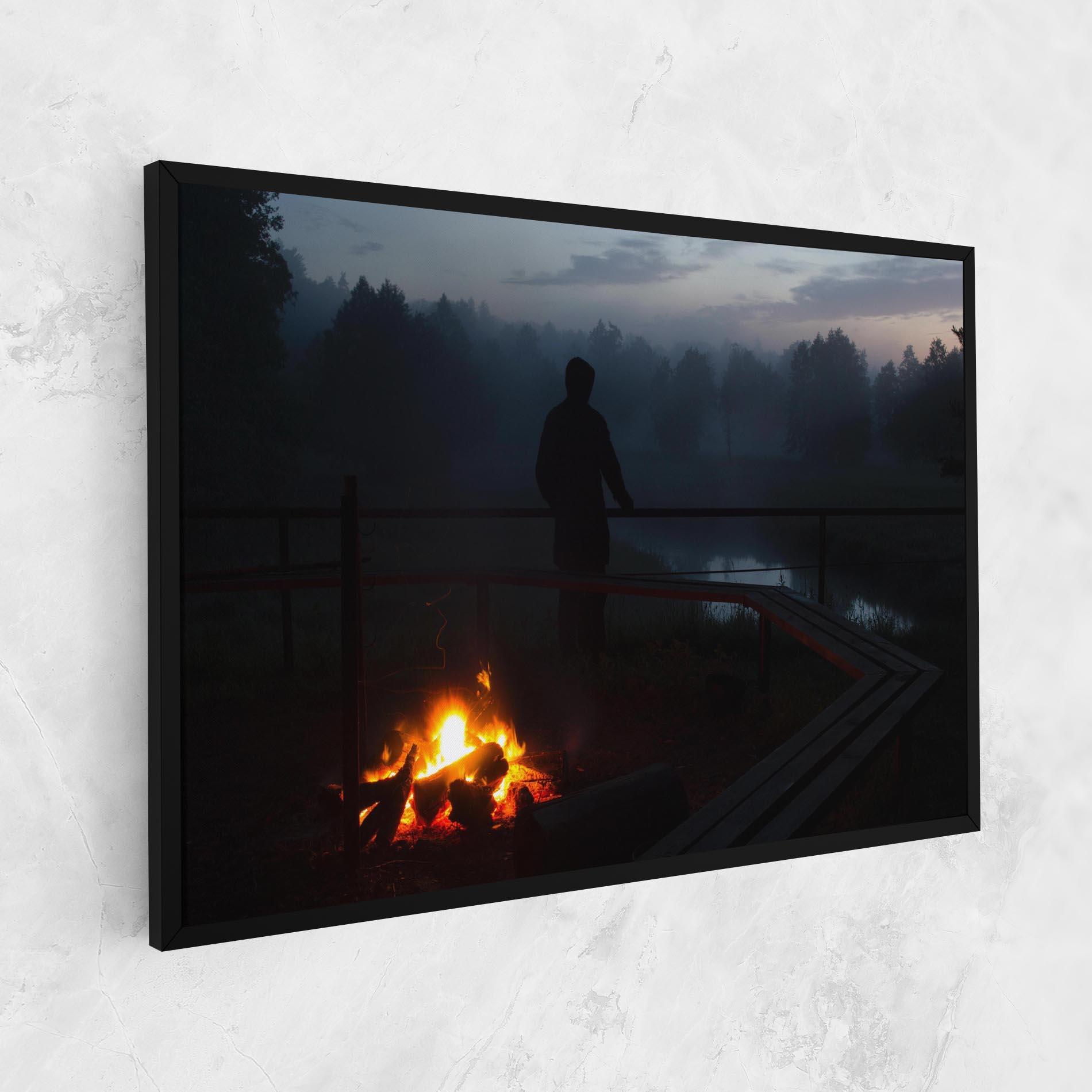 Картина на платно Beautiful Fire View mockup 1