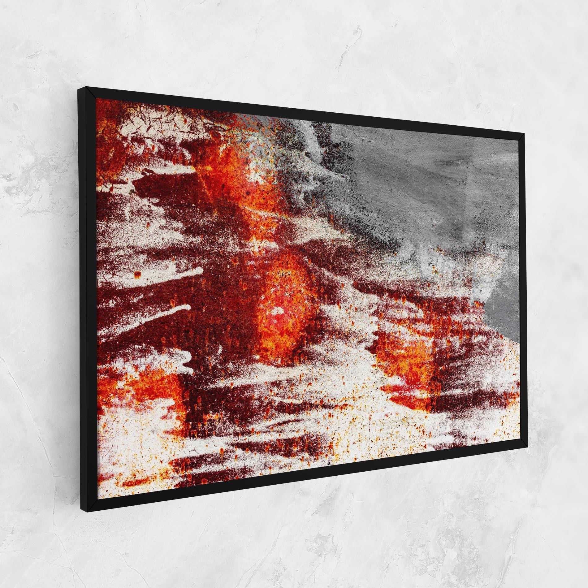 Картина на платно Burning Sign mockup 1