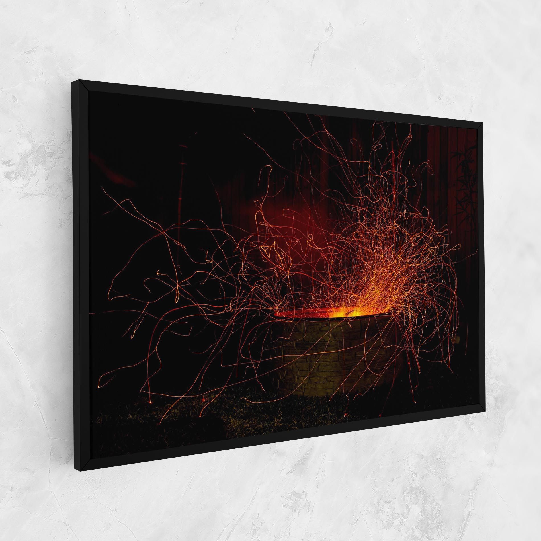 Fire Drawing Effect mockup 1