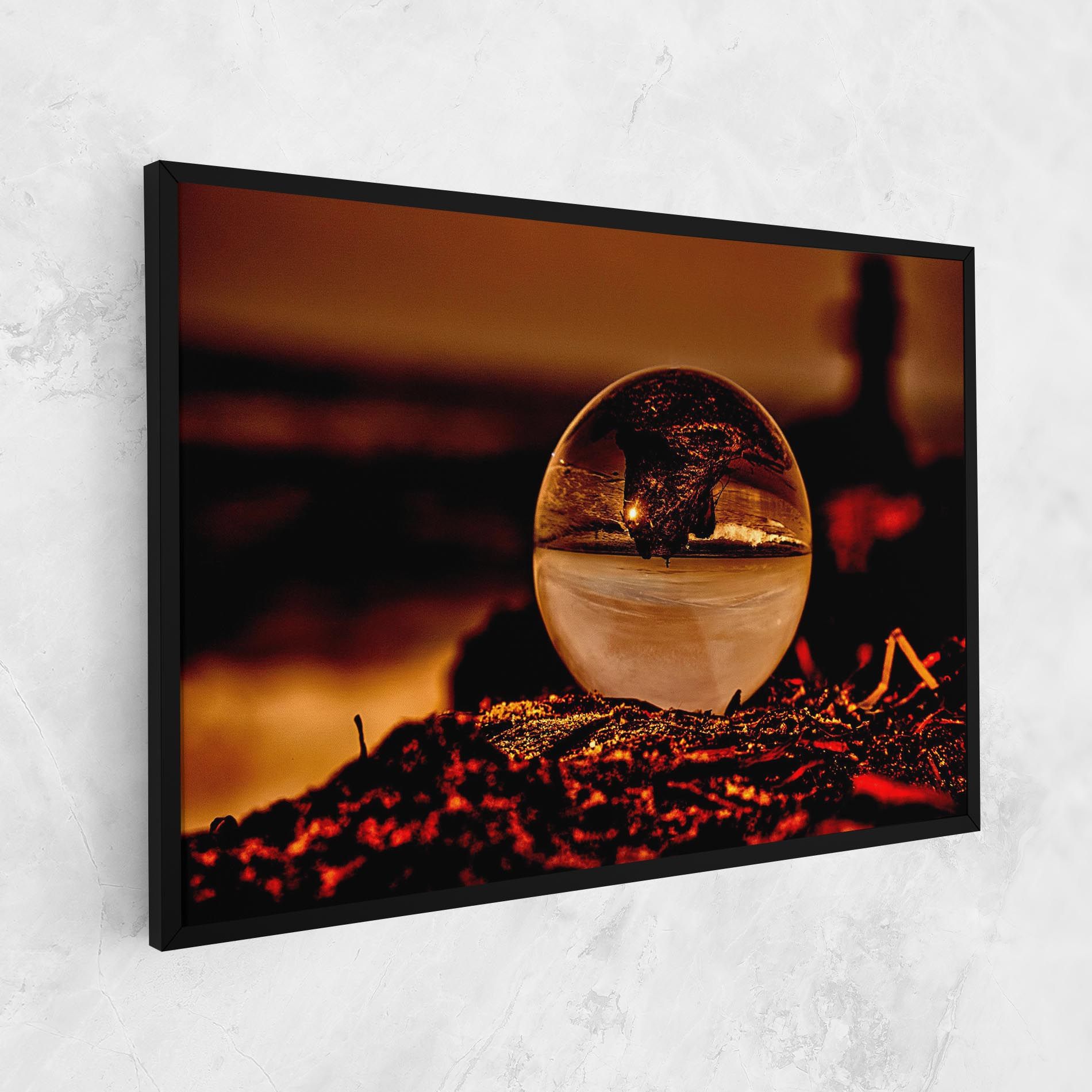 Fire Glass Ball mockup 1
