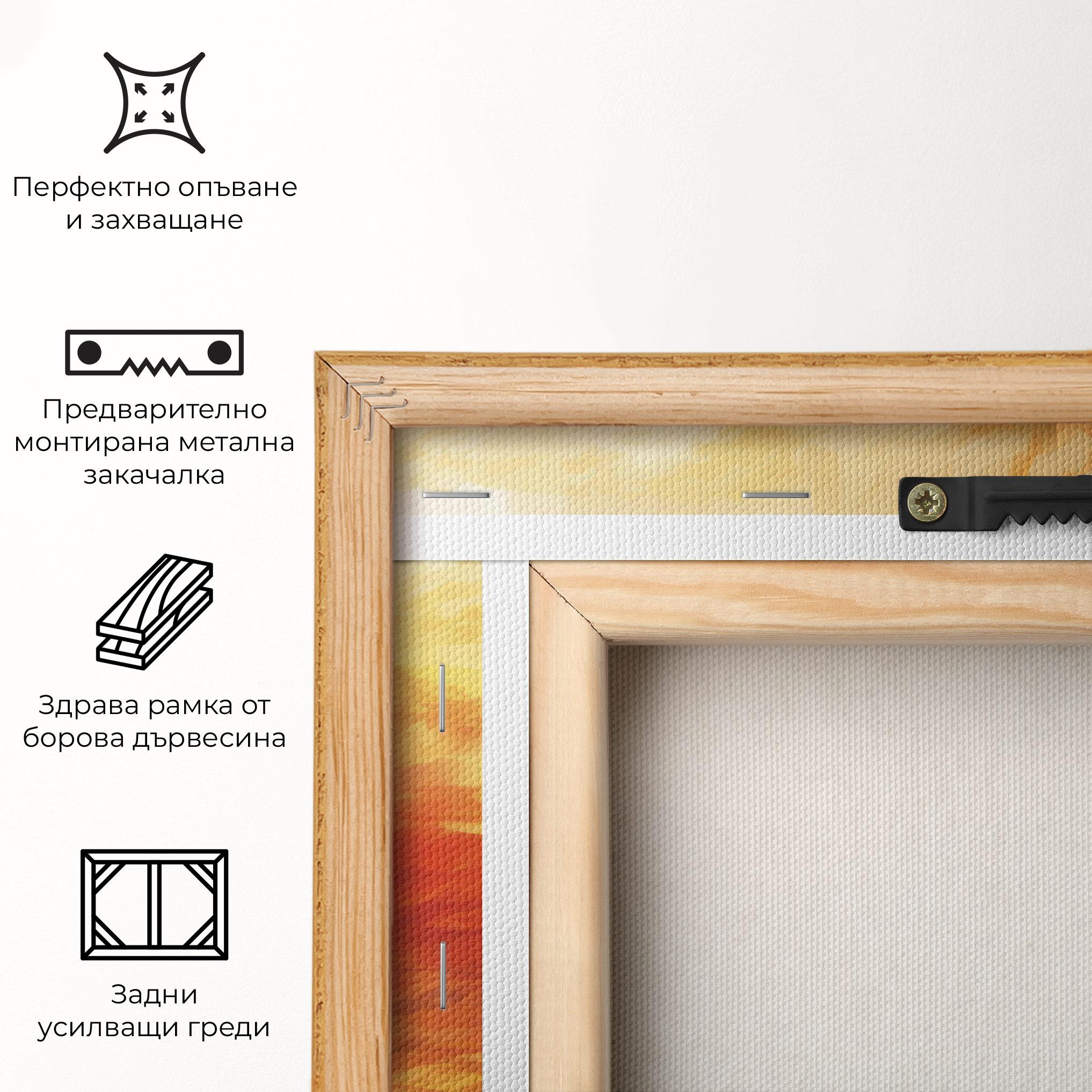 Картина на платно Burning Sparkle mockup 5