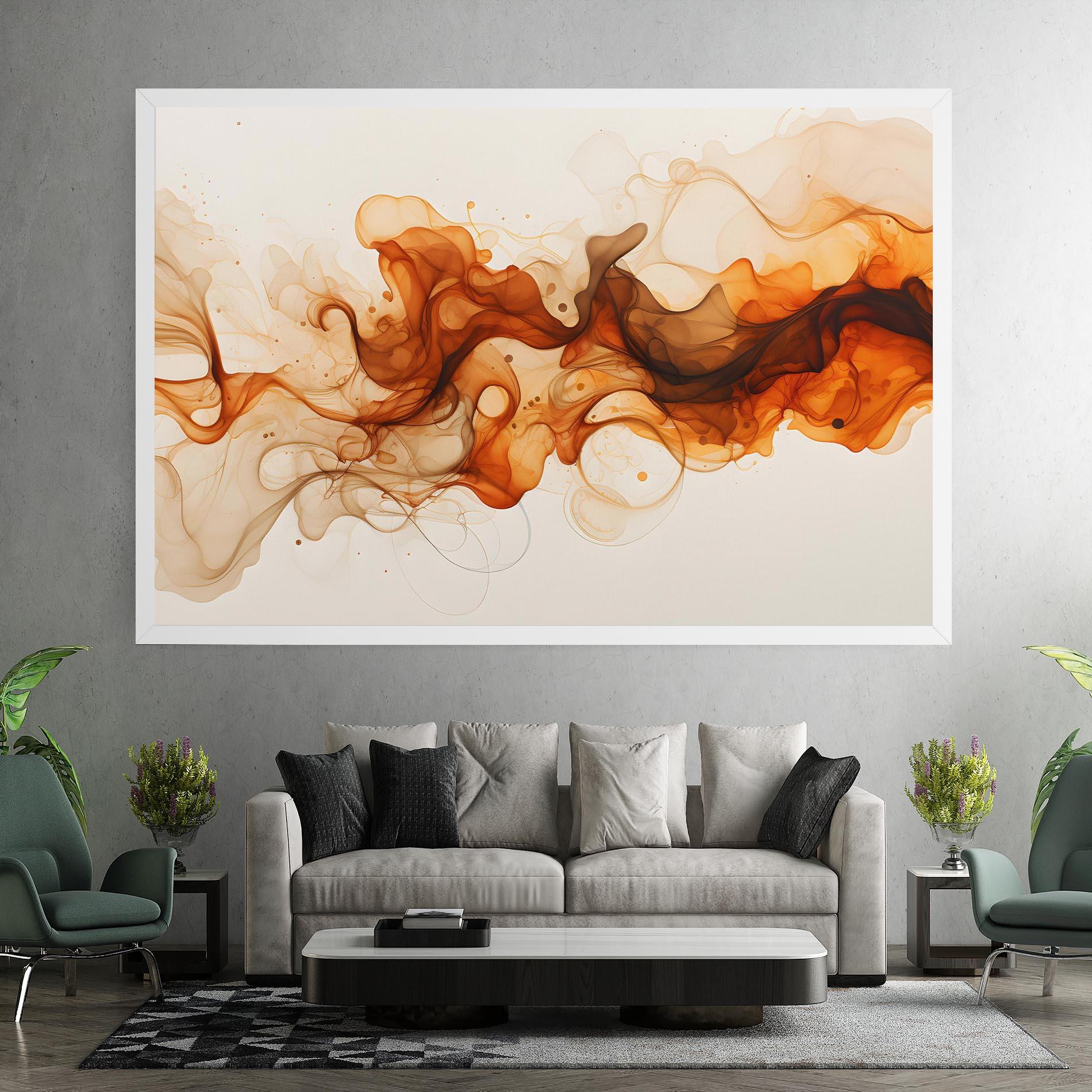 Картина на платно Fire Aroma mockup 7