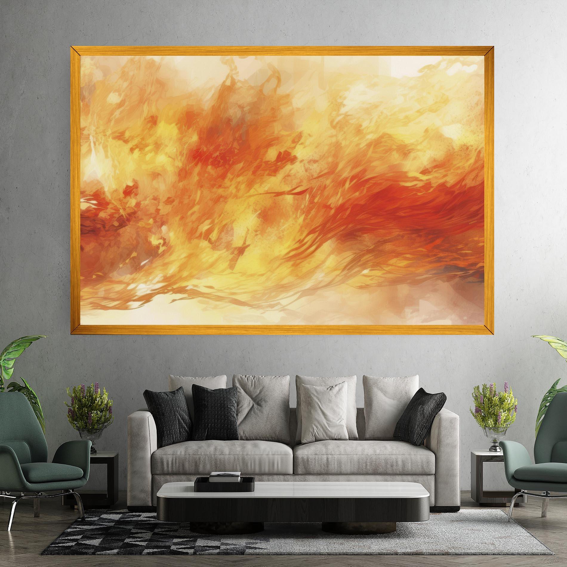 Картина на платно Burning Sparkle mockup 7