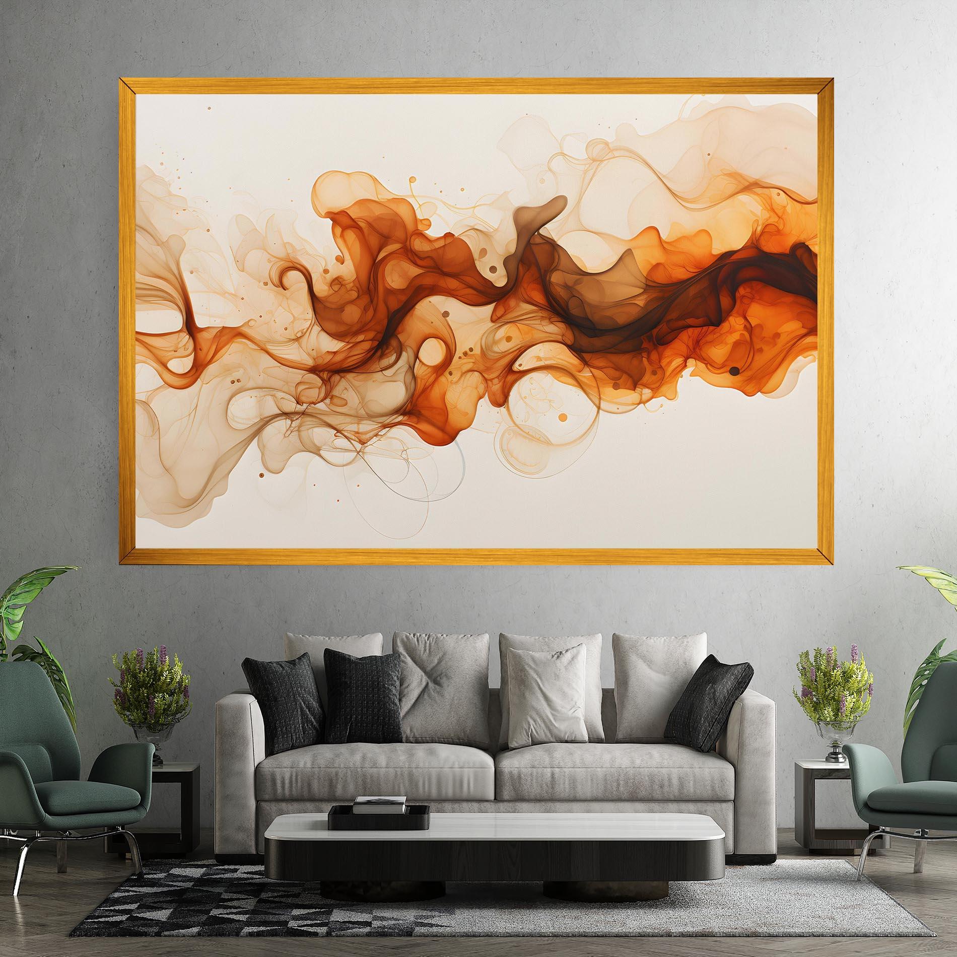 Картина на платно Fire Aroma mockup 7