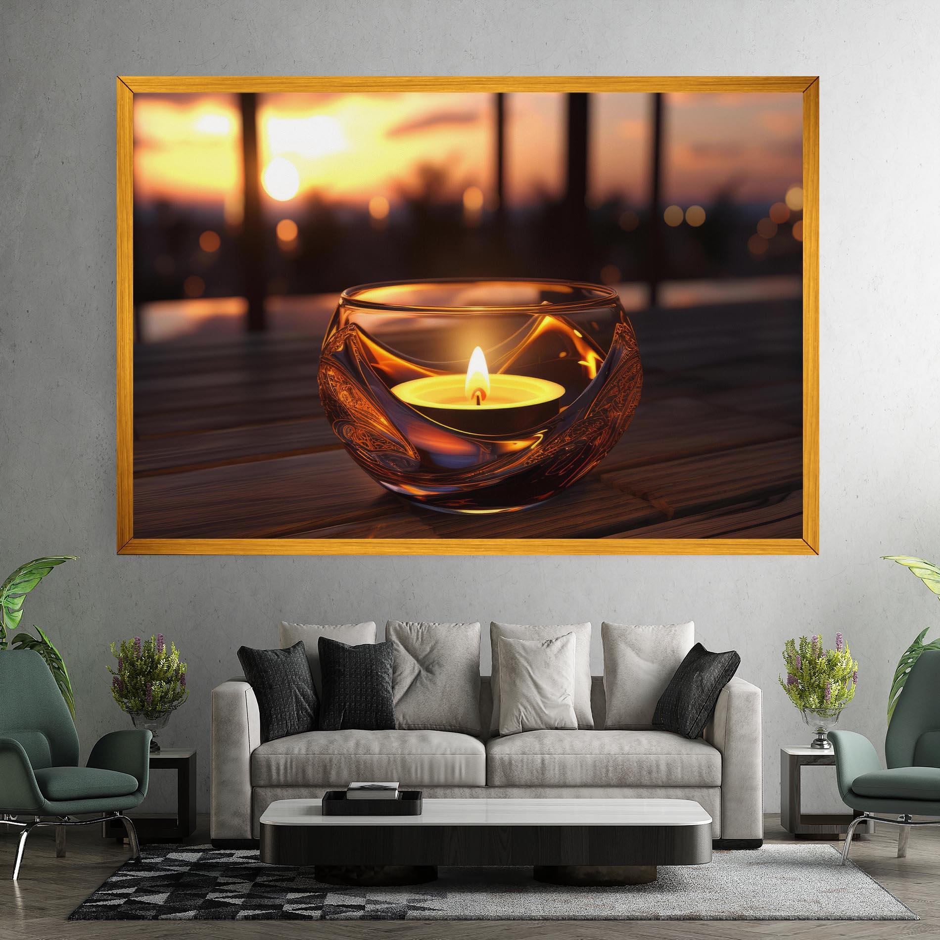 Картина на платно Fire Bowl mockup 7