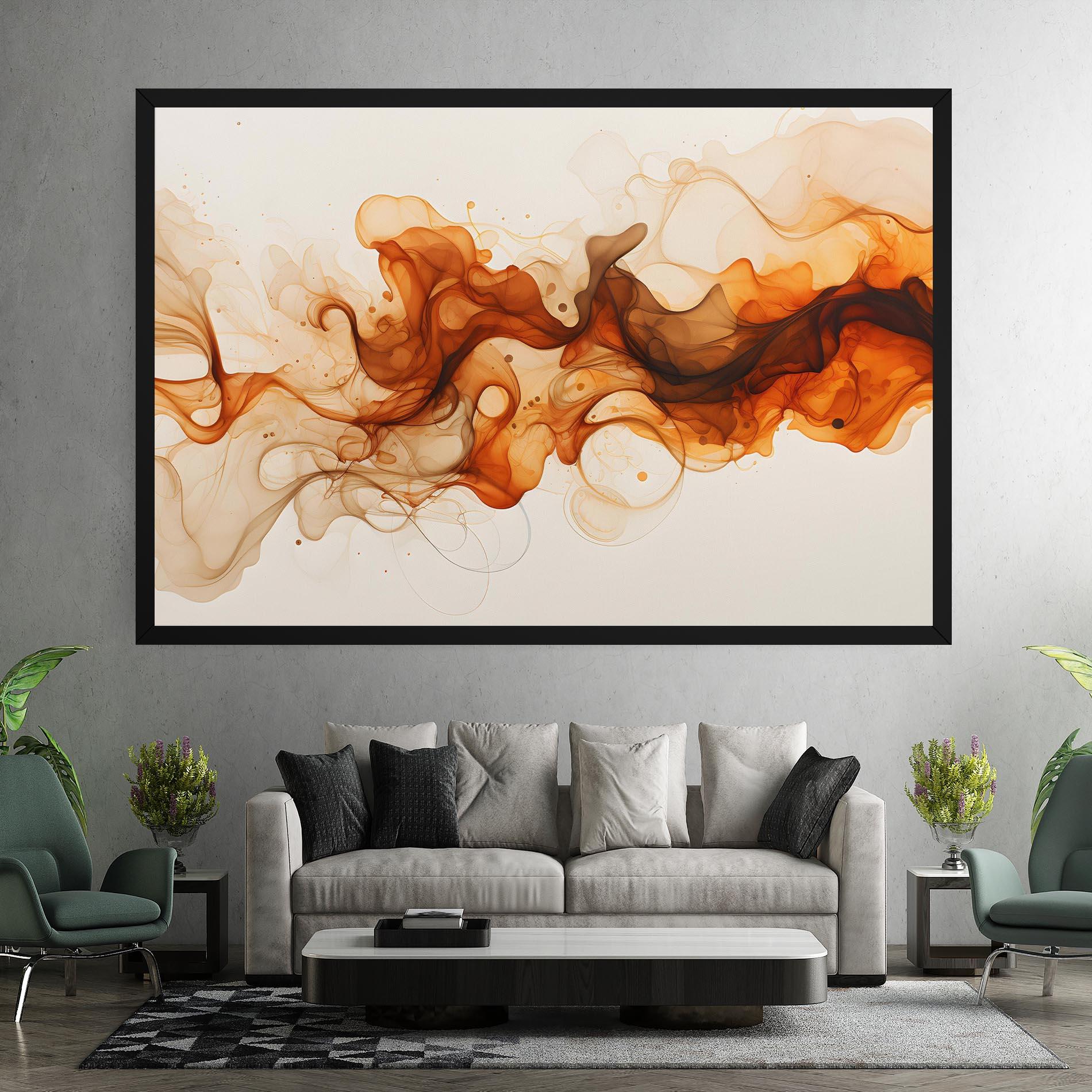 Картина на платно Fire Aroma mockup 7