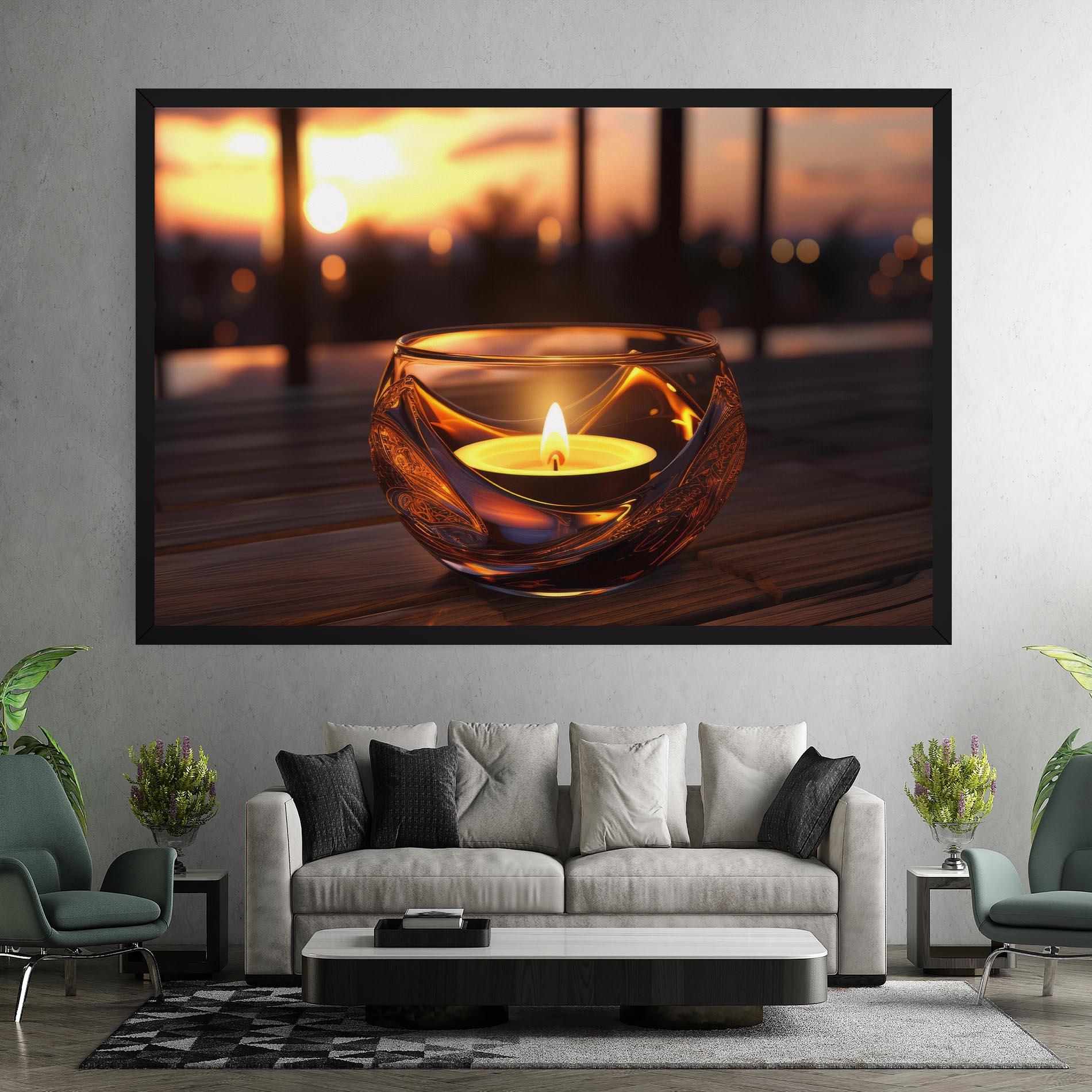 Картина на платно Fire Bowl mockup 7