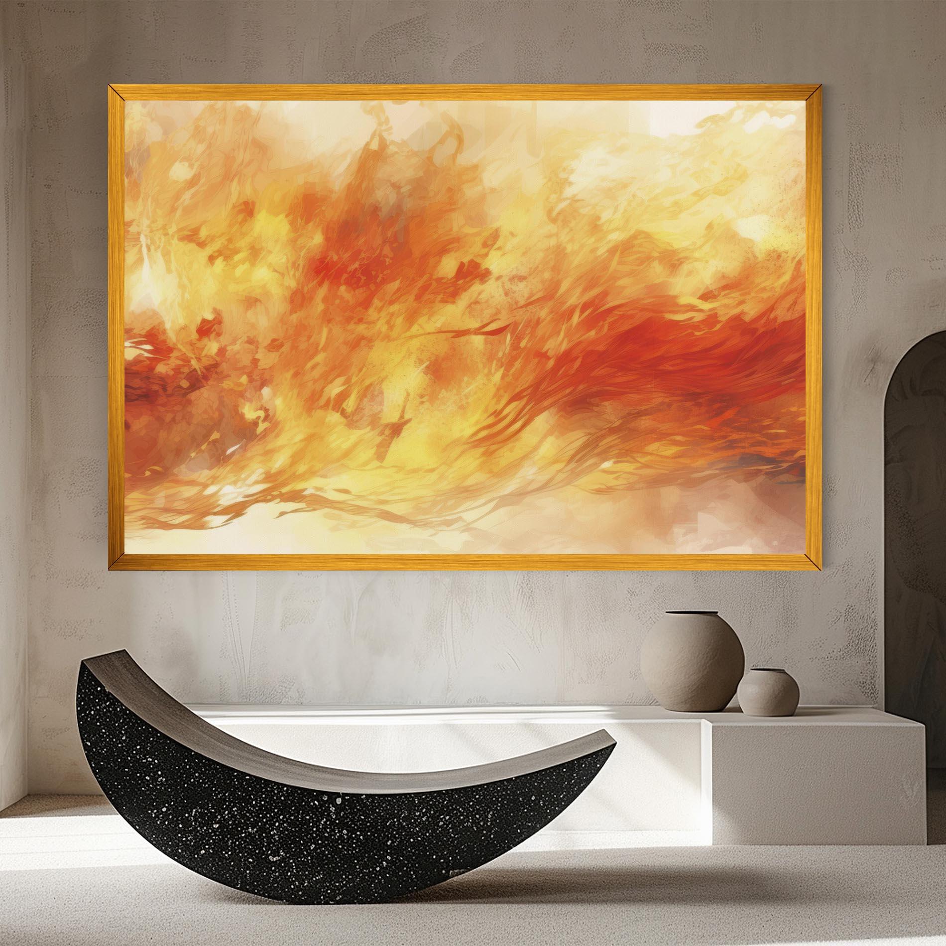 Картина на платно Burning Sparkle mockup 8