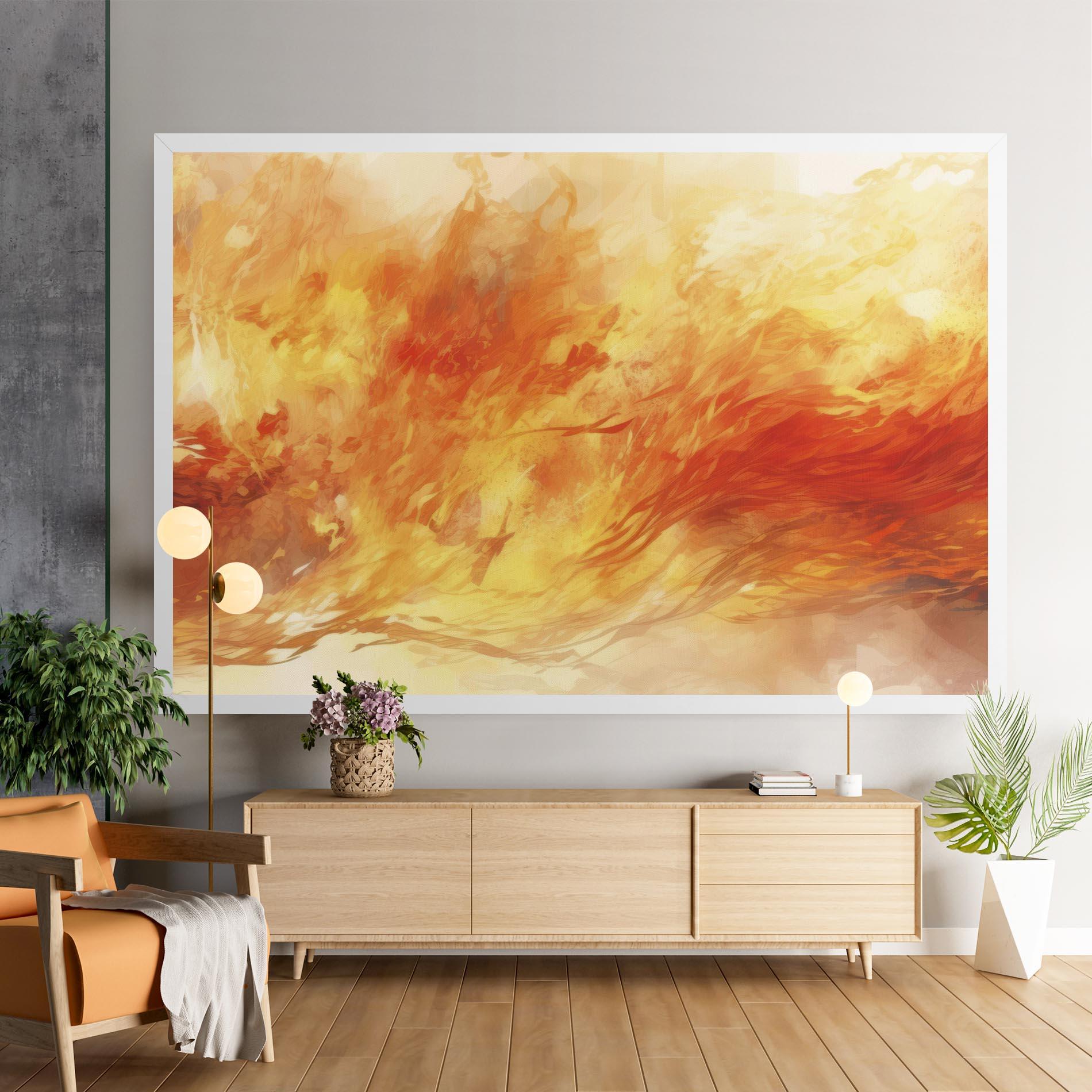 Картина на платно Burning Sparkle mockup 9