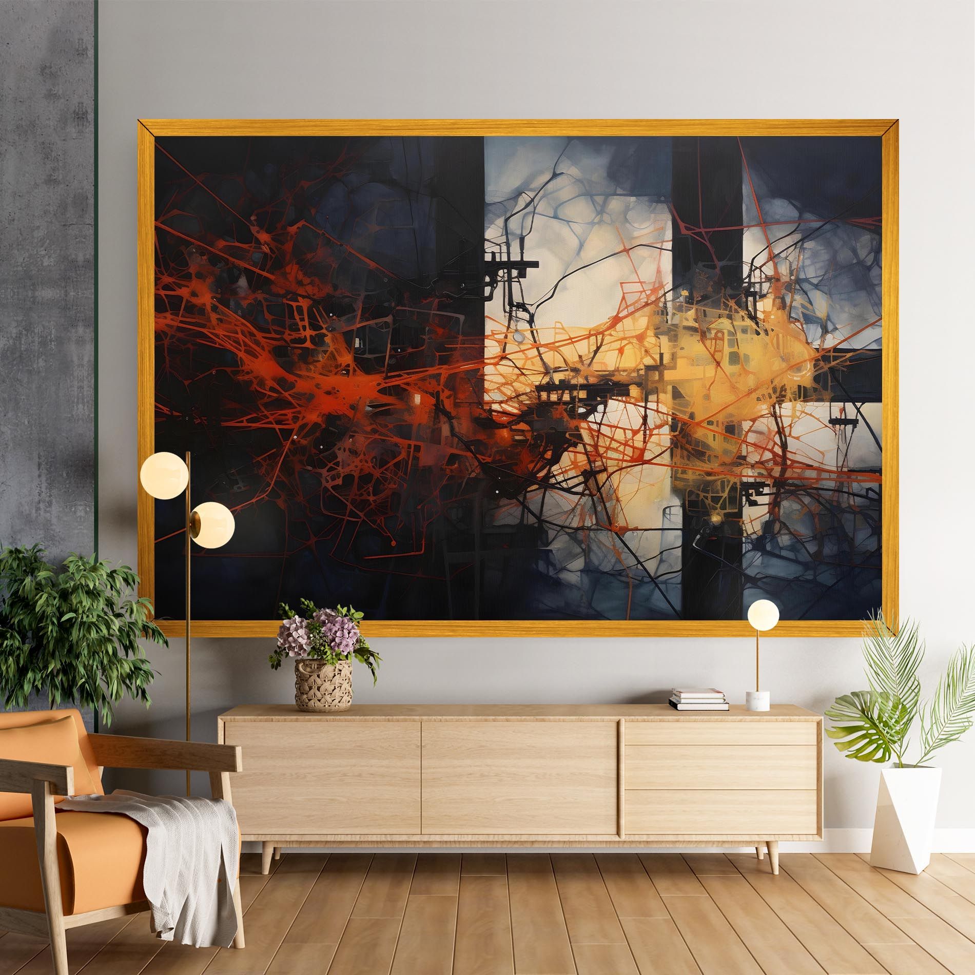 Abstract Fire Style mockup 9