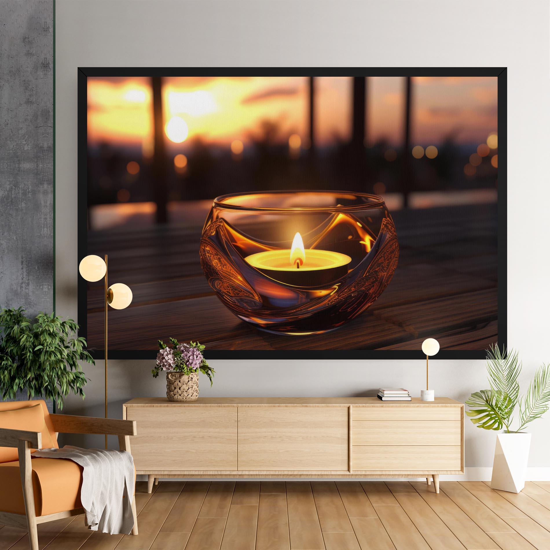 Картина на платно Fire Bowl mockup 9