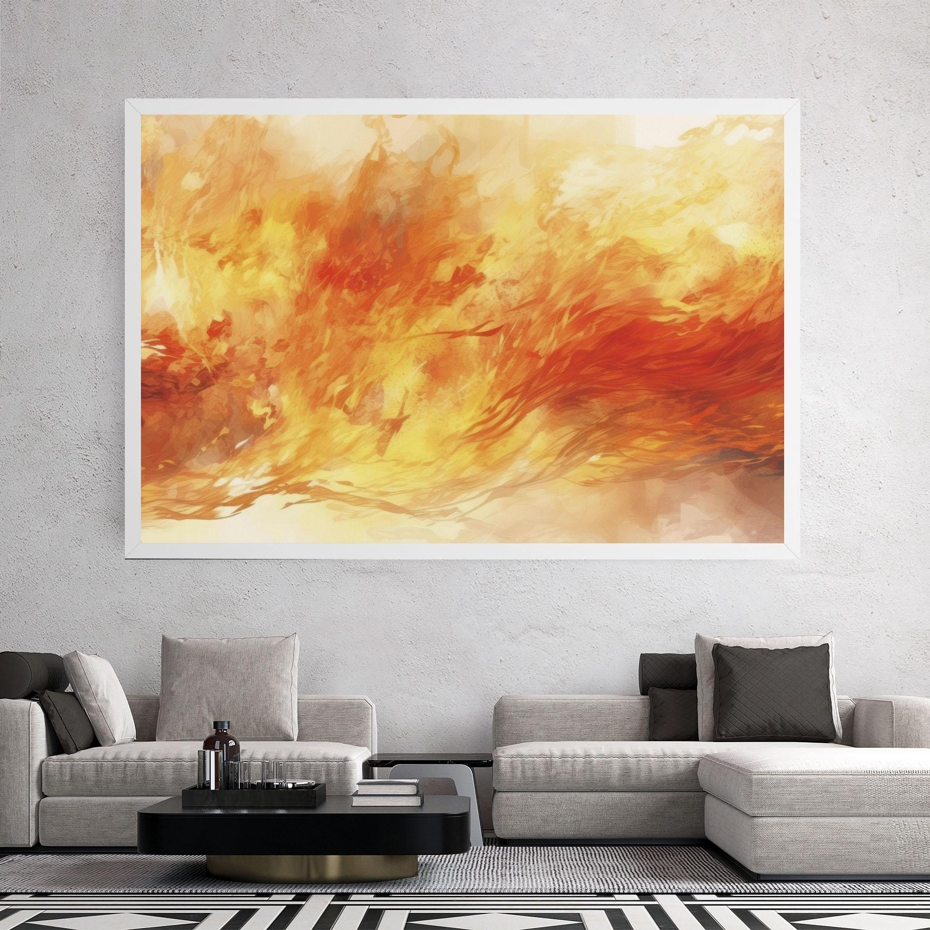 Картина на платно Burning Sparkle mockup 2