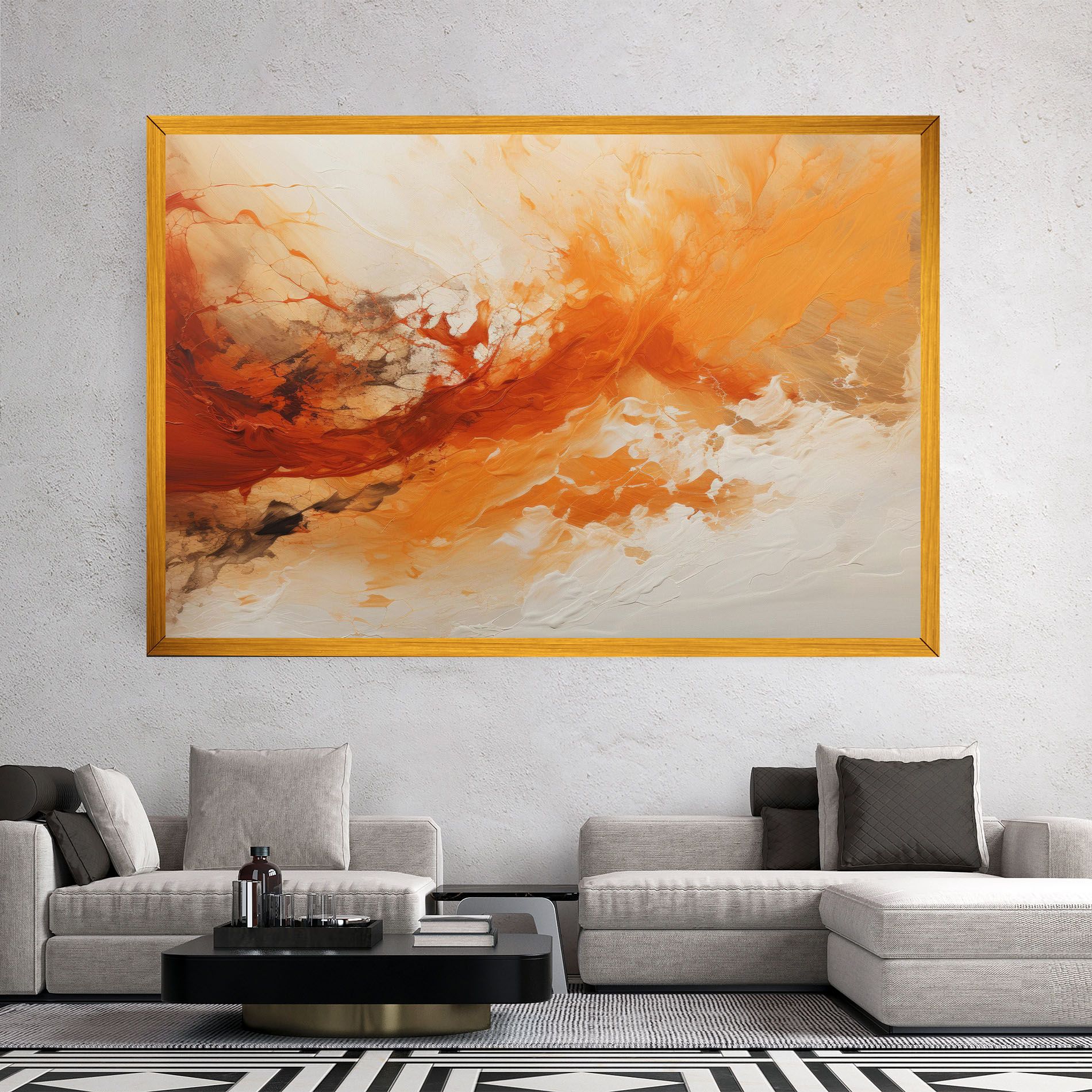Abstract Fire Painting mockup 2