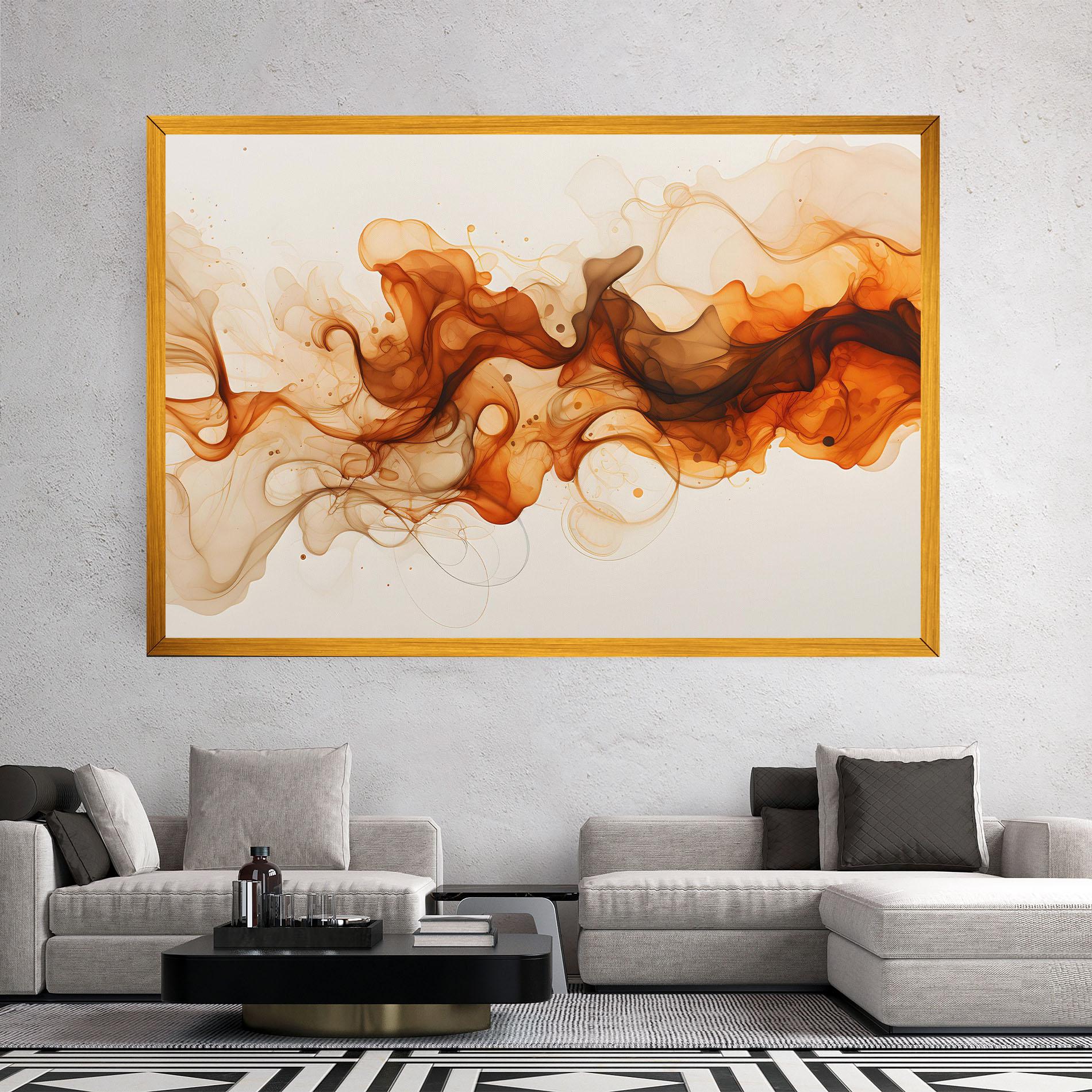 Картина на платно Fire Aroma mockup 2