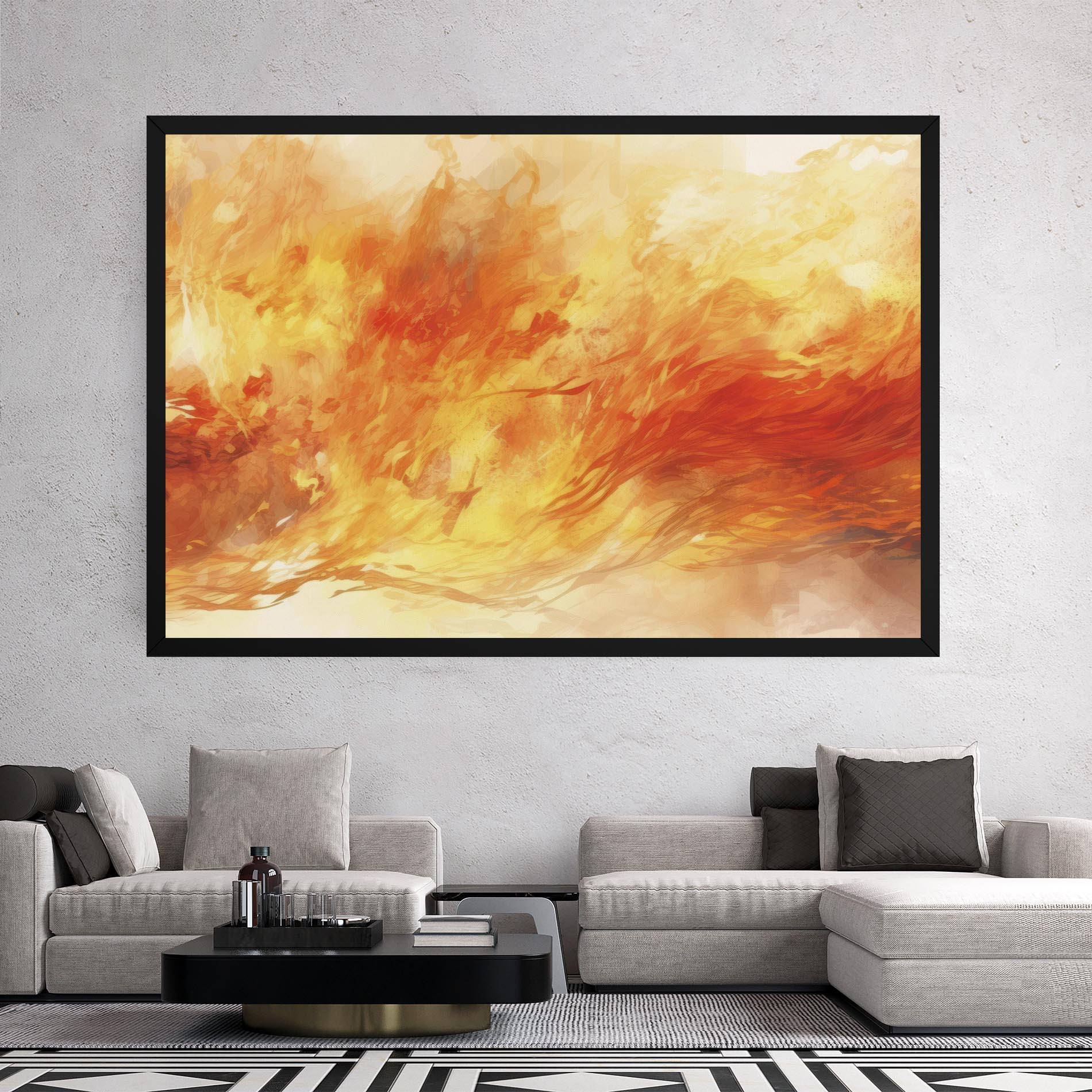 Картина на платно Burning Sparkle mockup 2