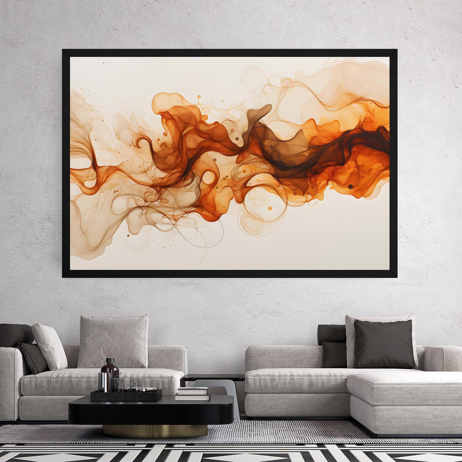 Картина на платно Fire Aroma mockup 2