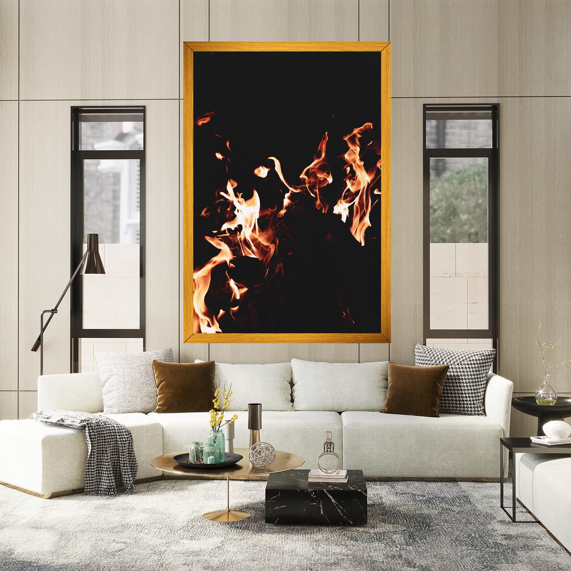 Red Grey Fire mockup 2