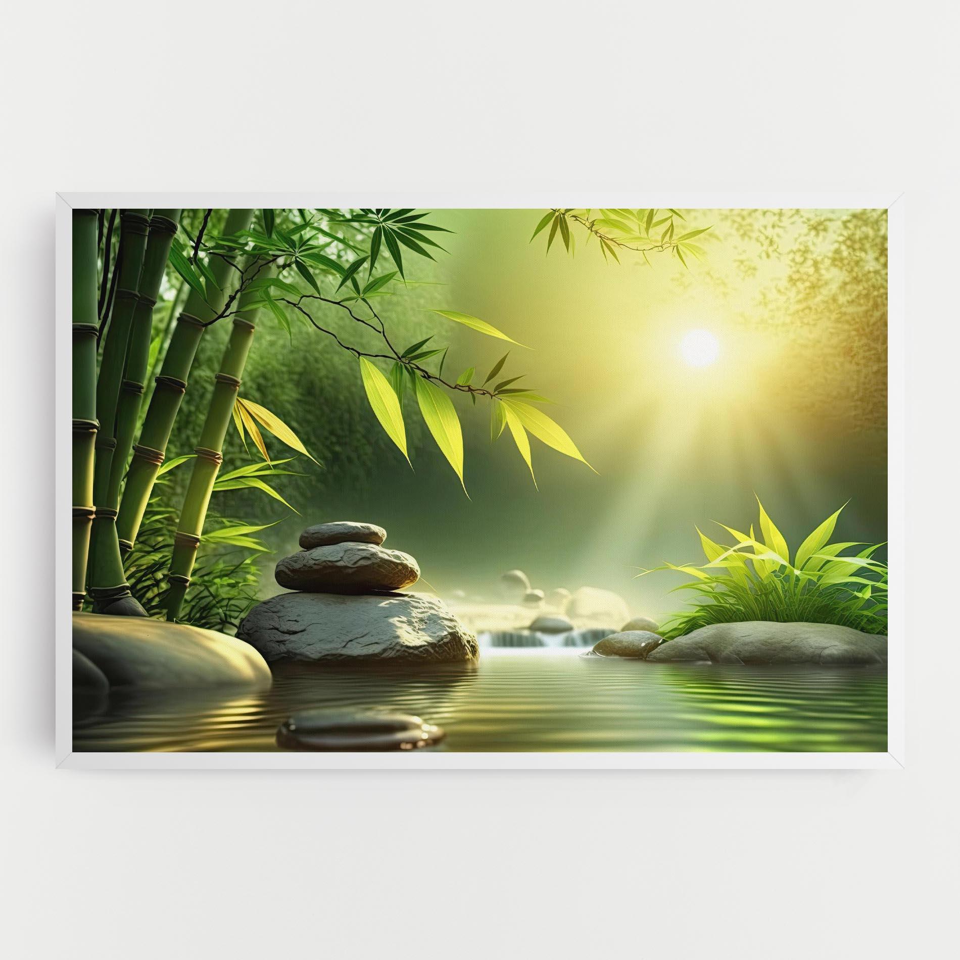 Картина на платно Relaxing Spa Nature mockup 0
