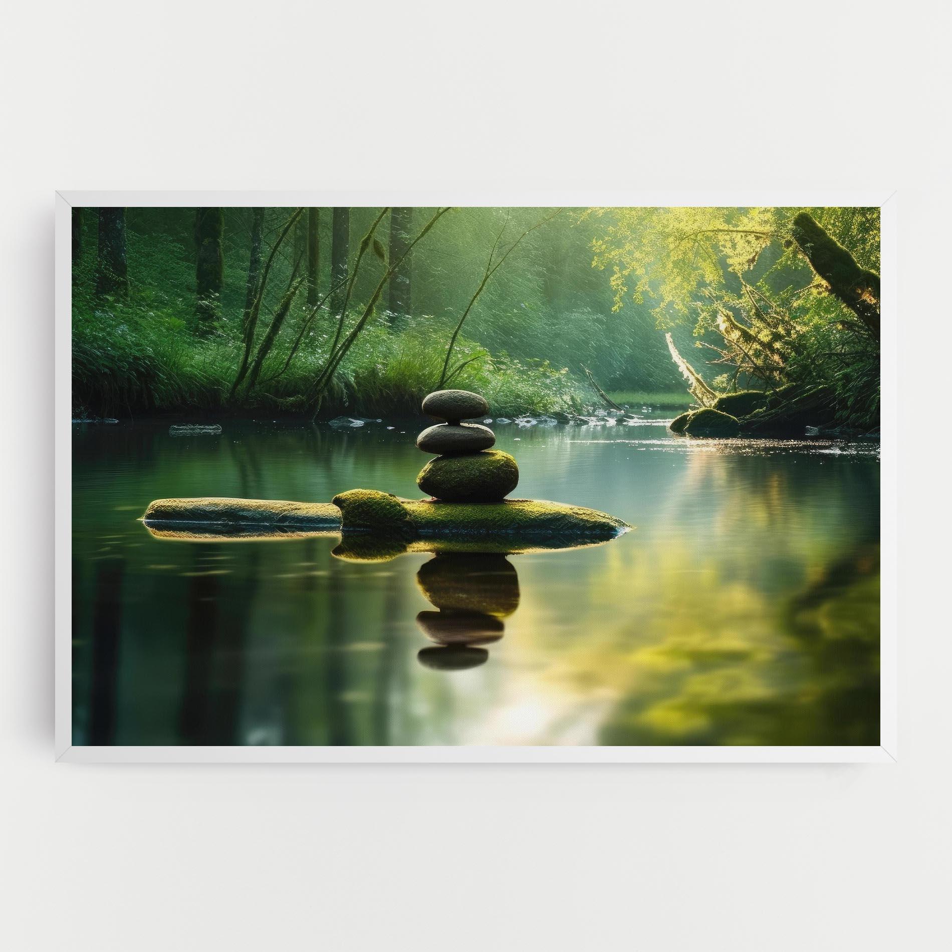 Картина на платно Spiritual Stones mockup 0