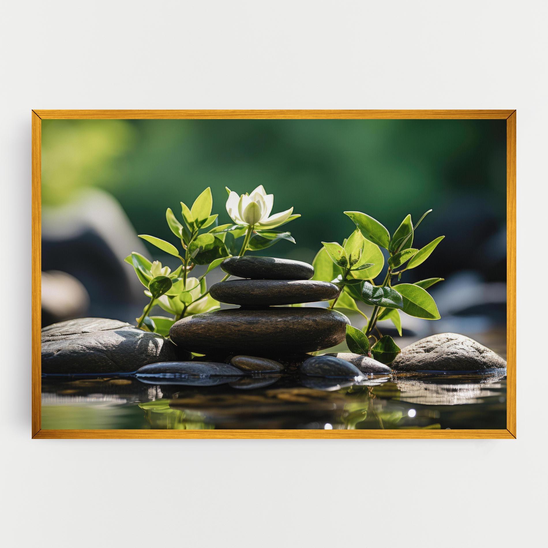 Картина на платно Cinematic Stones mockup 0