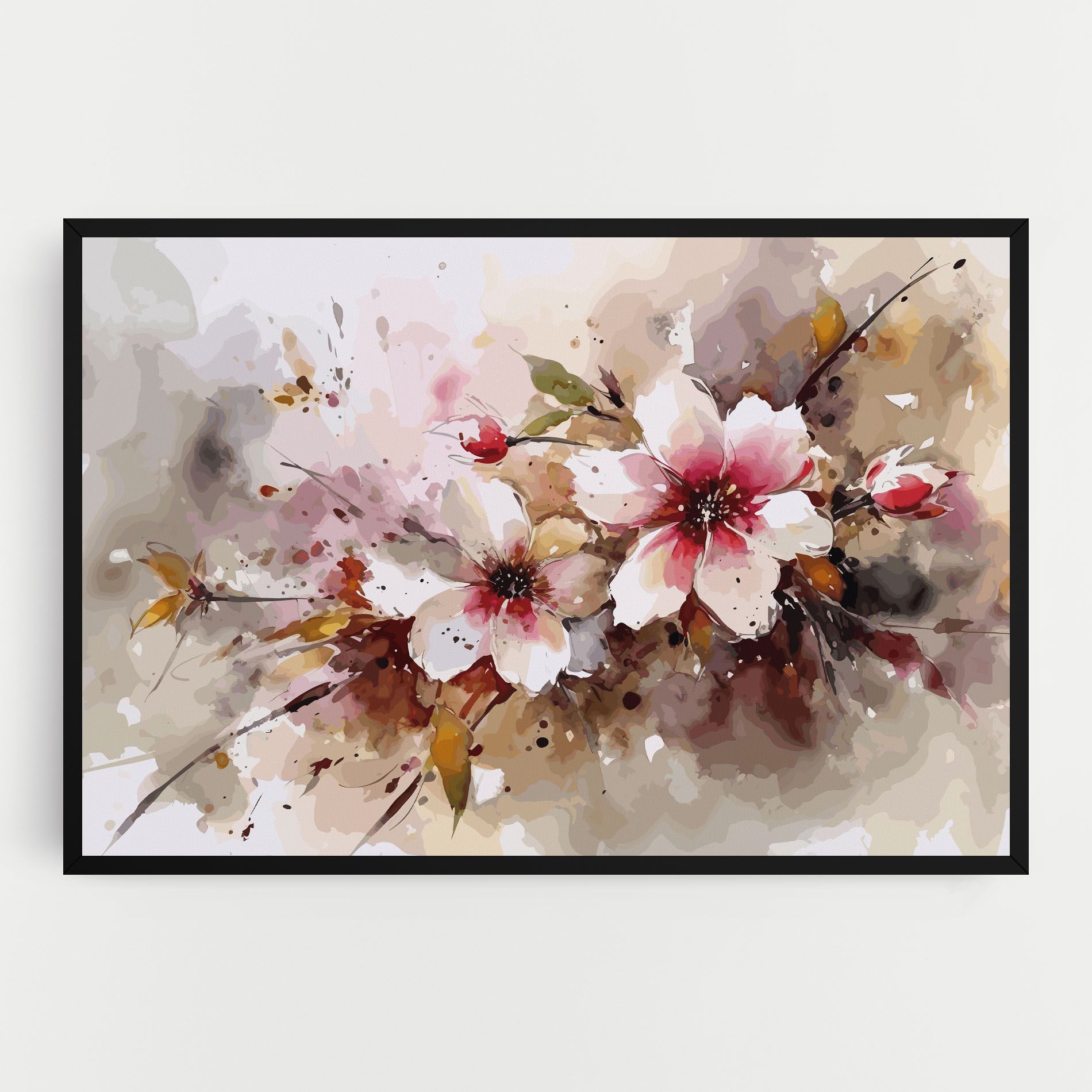Beautiful Cherry Flower mockup 0