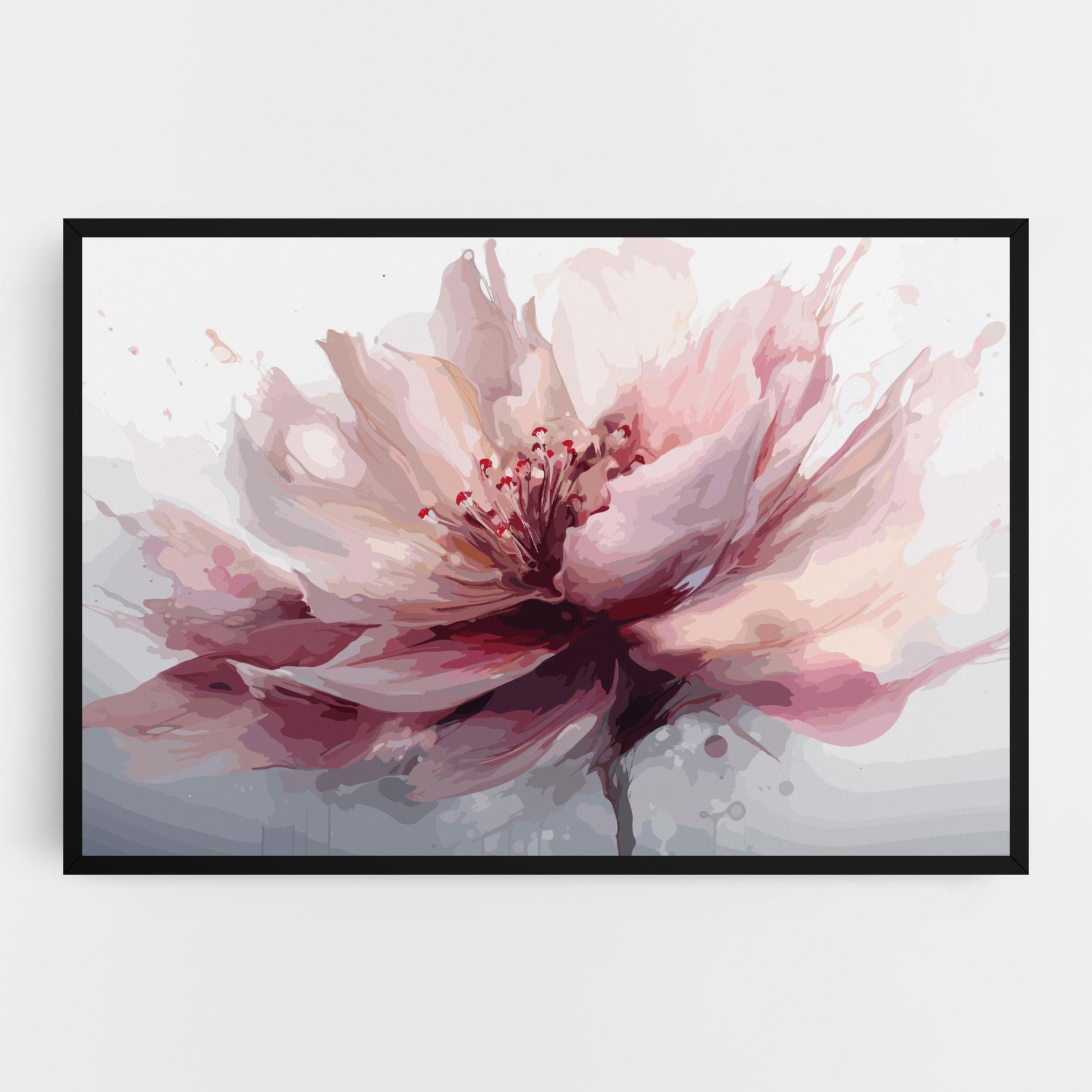 Картина на платно Meditation Flower mockup 0