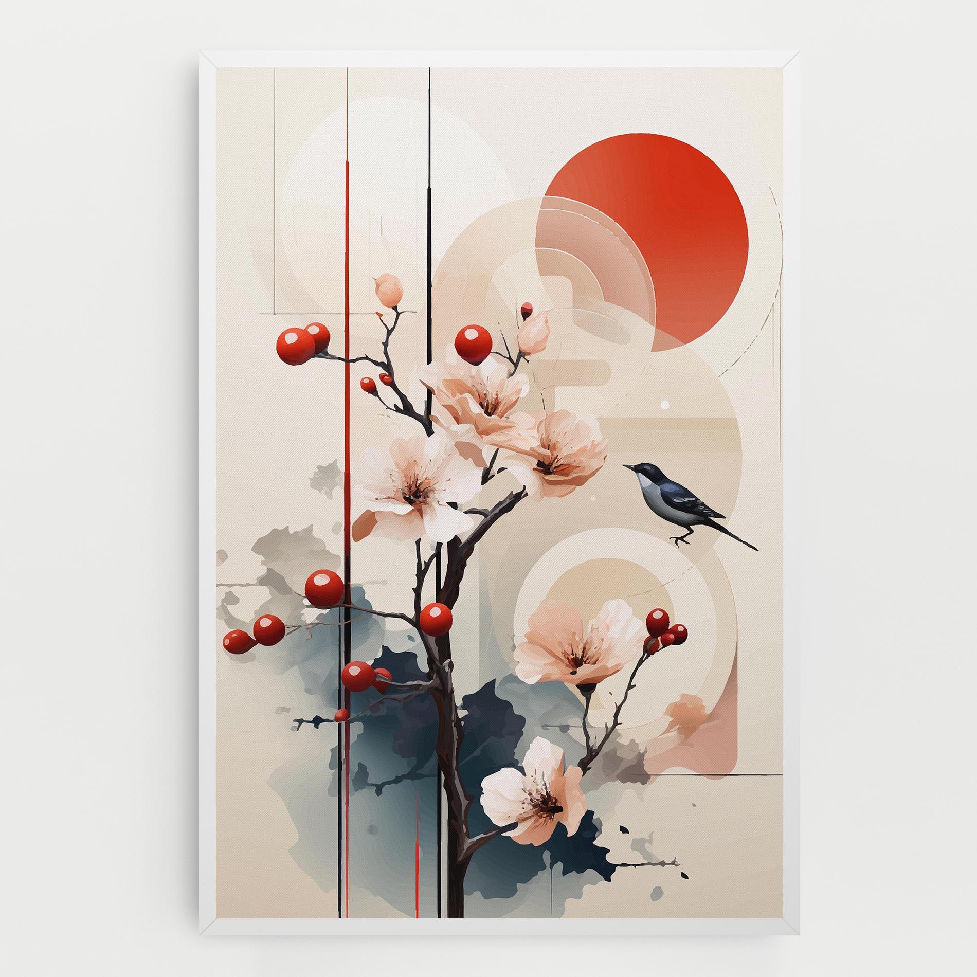 Картина на платно Cream Nature mockup 0