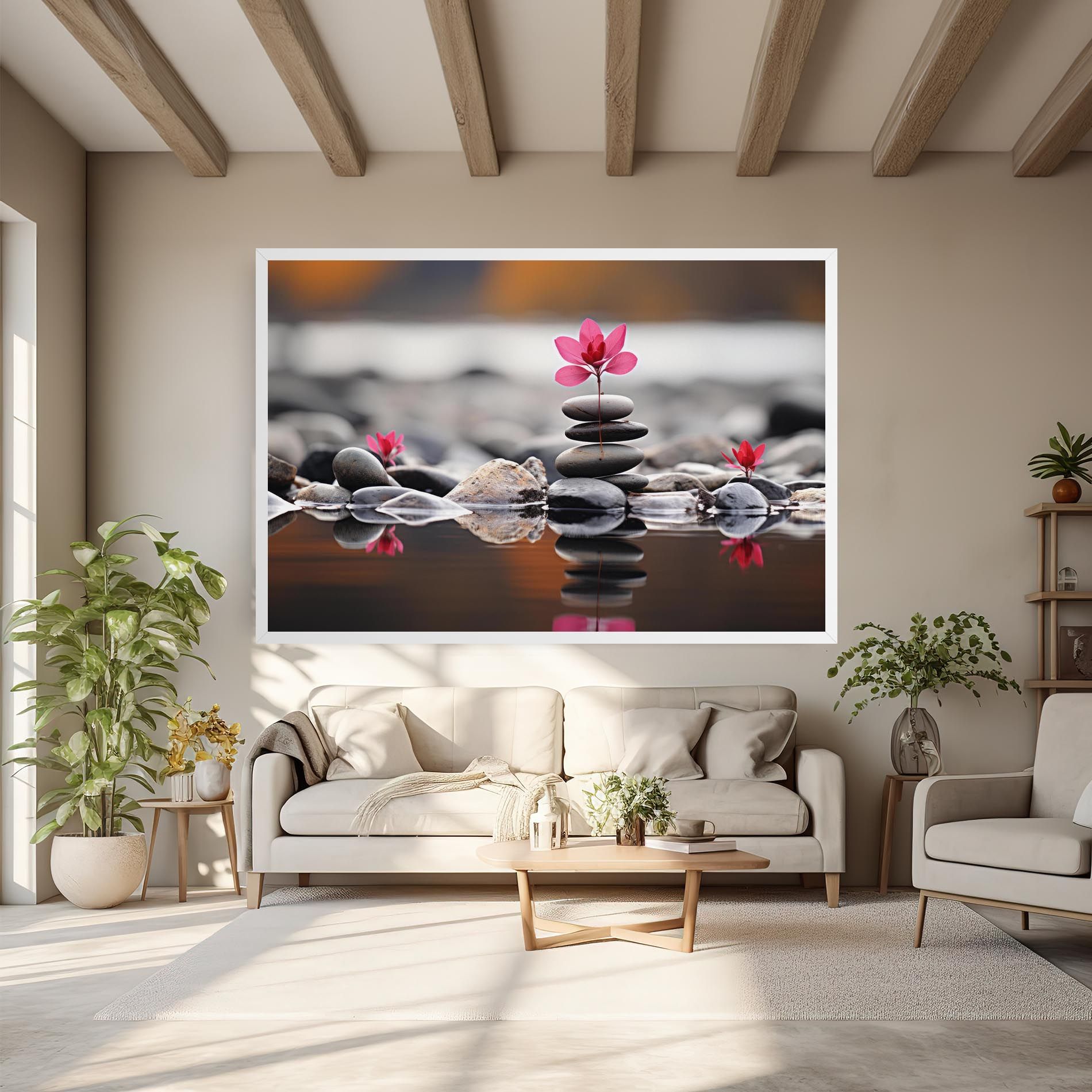 Grey Rocks Flower mockup 6