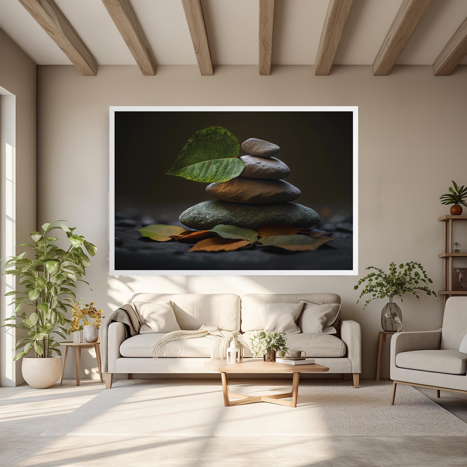 Картина на платно Harmony Stones mockup 6