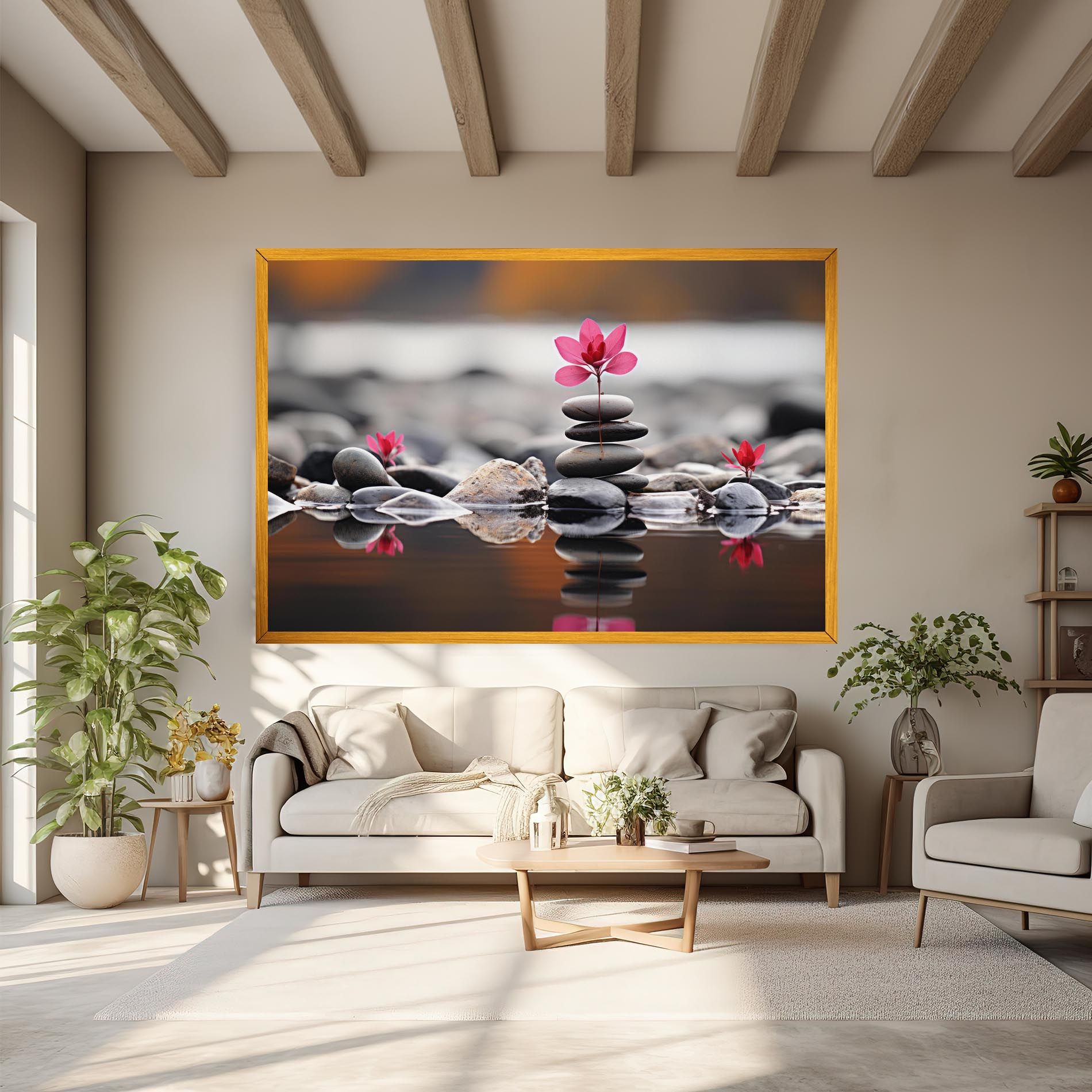 Grey Rocks Flower mockup 6